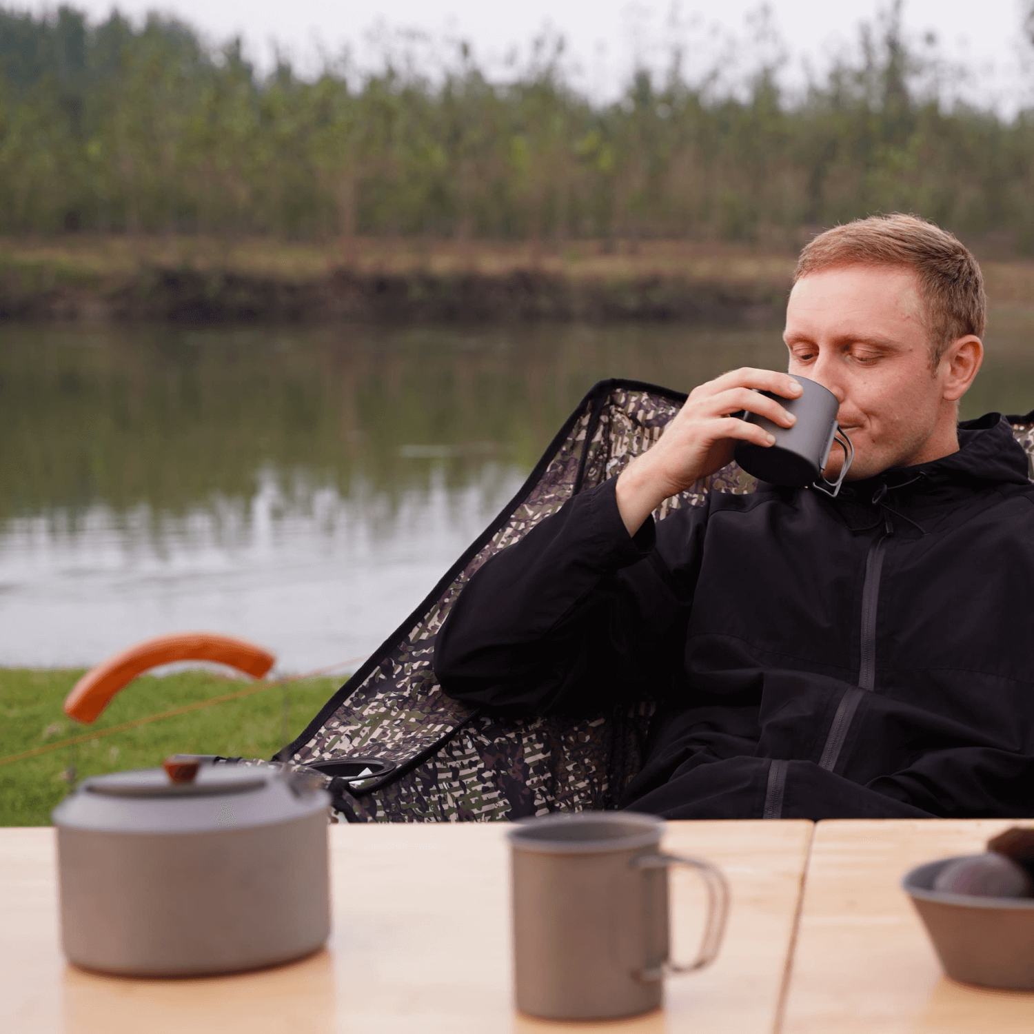 ATEPA French Press and coffee set for wilderness adventures