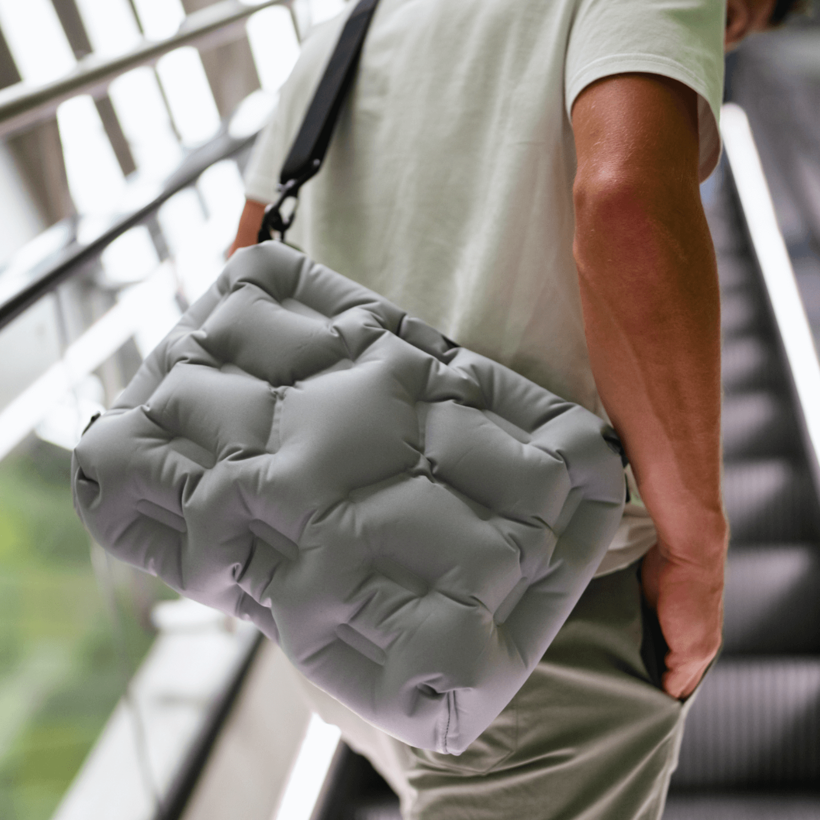 ATEPA Cloud Air Utility Bag 4-in-1 aufblasbare Messenger-Tasche