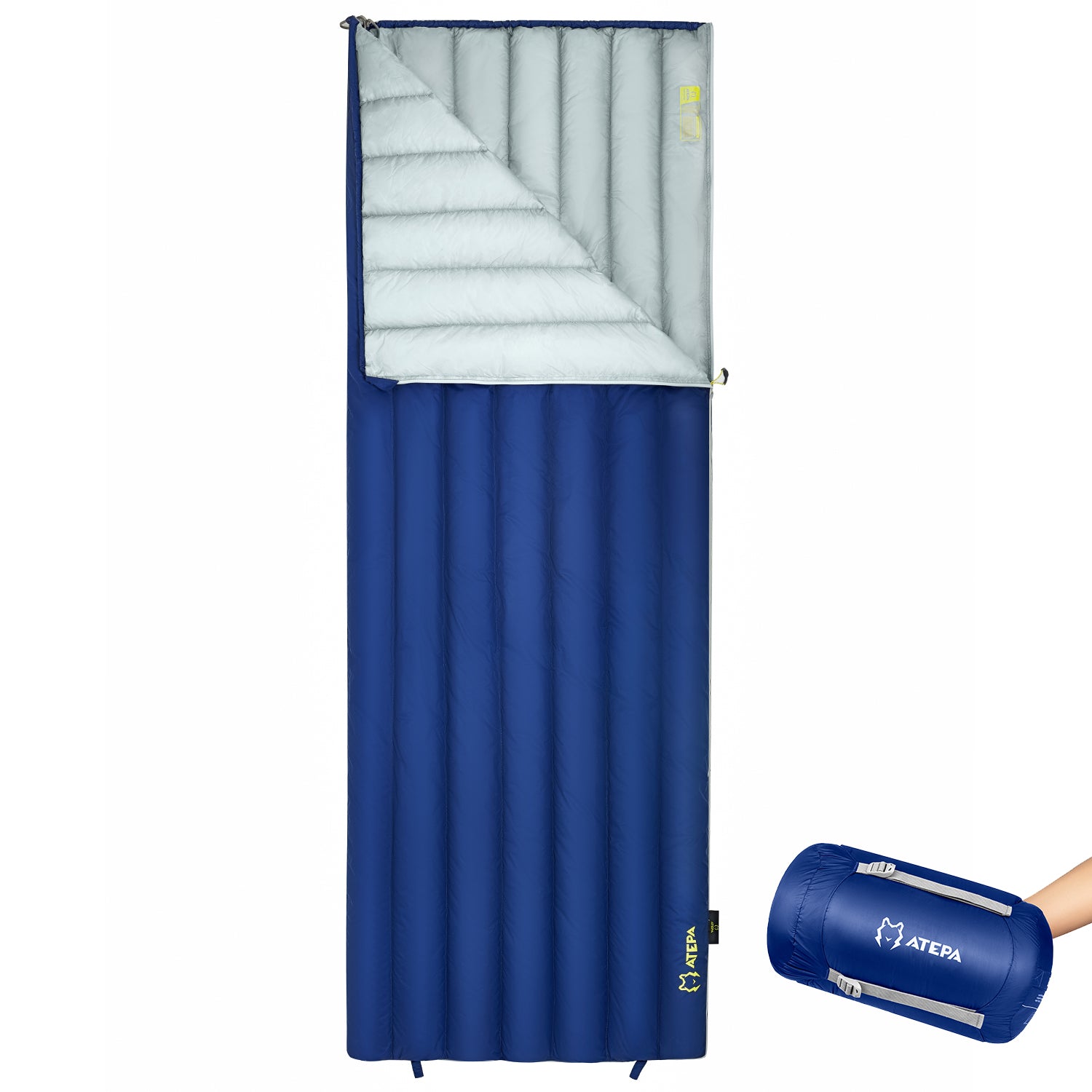 Atepa down envelope sleeping bag waterproof bag