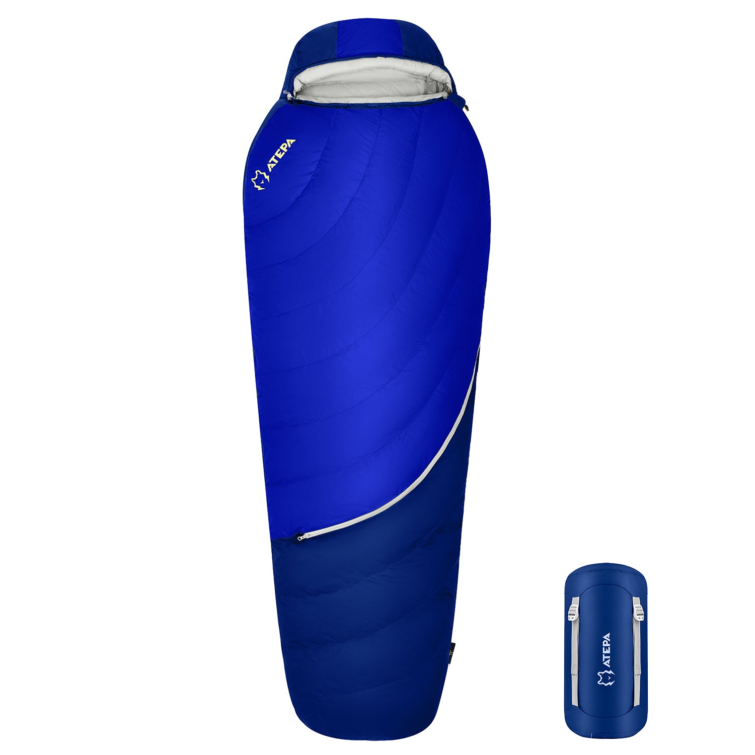 ATEPA Mumien-Daunenschlafsack 16°F / 48°F