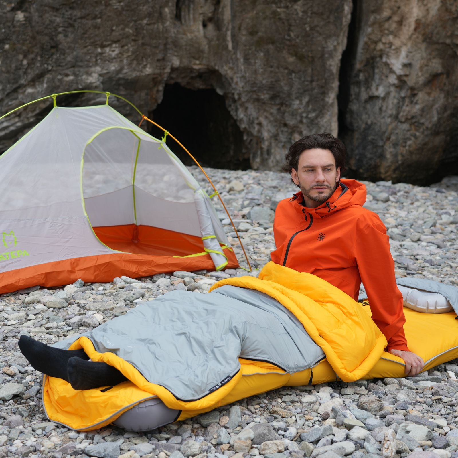 ATEPA BULWARK 300 Down Sleeping Bag-Envelope With Hood 54°F to 27°F