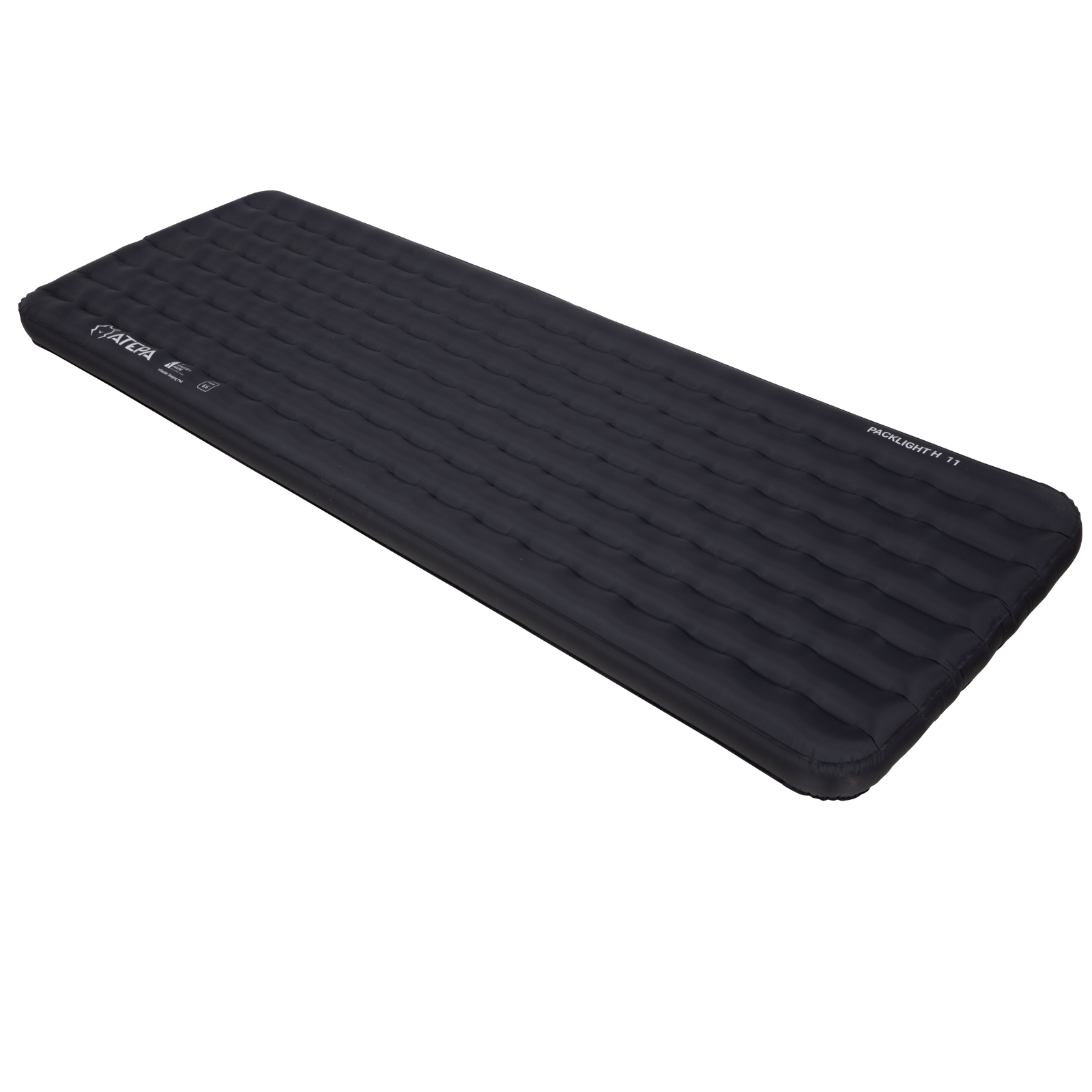 Self inflating sleeping pad black edition with insulated core