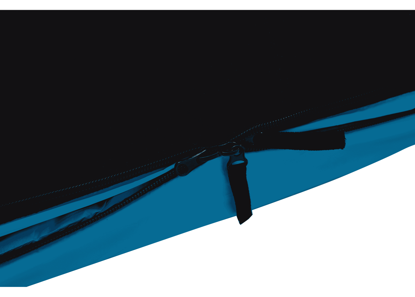 Water-resistant fabric of ATEPA down sleeping bag designed to protect against moisture during outdoor use