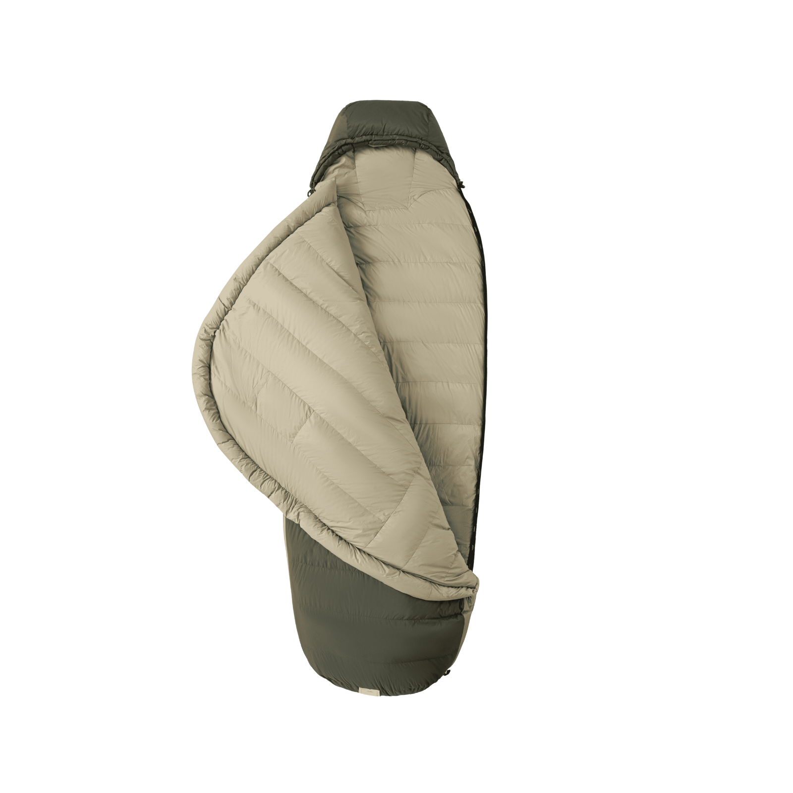 Weißer Entendaunenschlafsack (Winter) -14,8°F/28°F