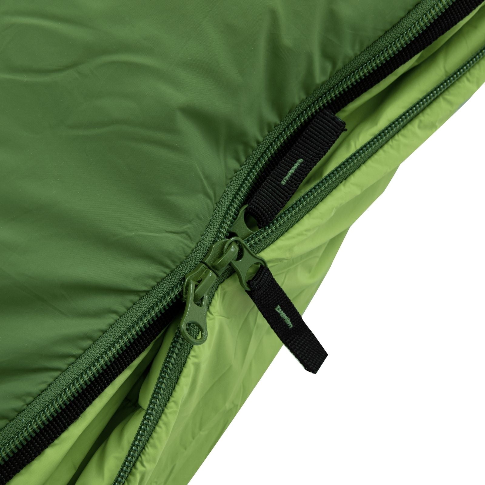 Ultralight sleeping bag green version with soft down filling