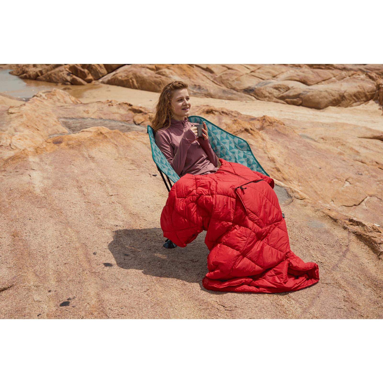 ATEPA Ultralight Foldable Camping Chair – Disc-Shaped Seat