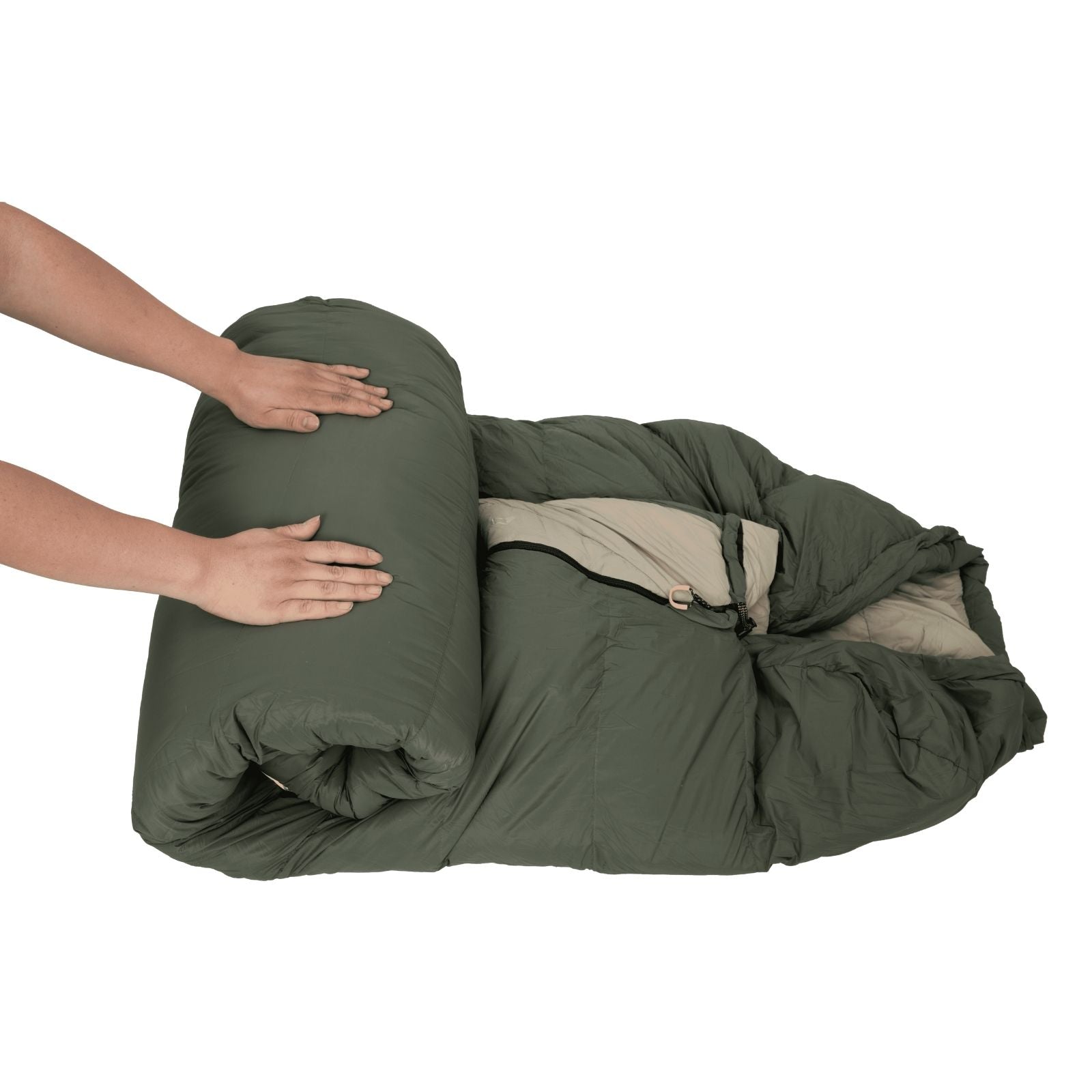 2-Personen-Daunen-Mumienschlafsack für Wintercamping -32,5℉ / 17,6℉