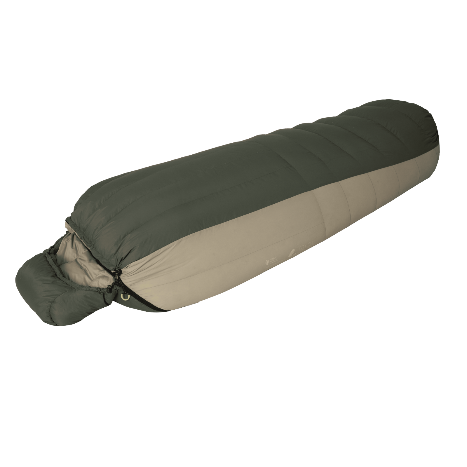 Weißer Entendaunenschlafsack (Winter) -14,8°F/28°F
