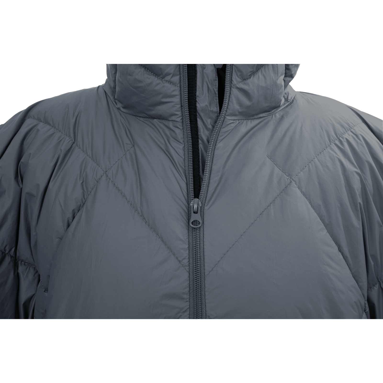 Multifunktionaler Camping-Poncho Tragbarer Schlafsack Grau