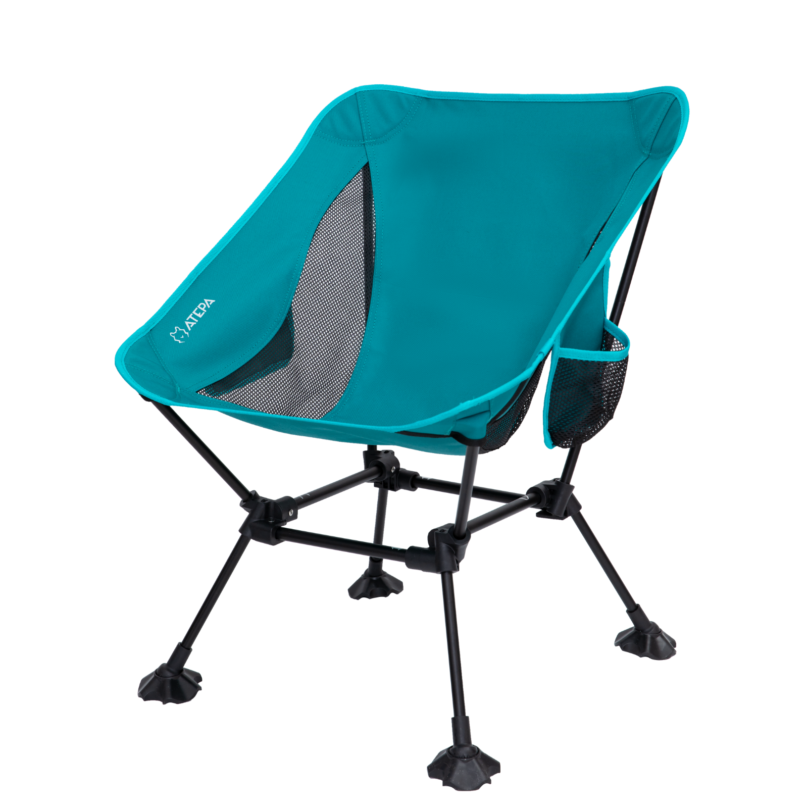 ATEPA Foldable Camping Chair Ultralight Square Tall Chair(2 Pack)