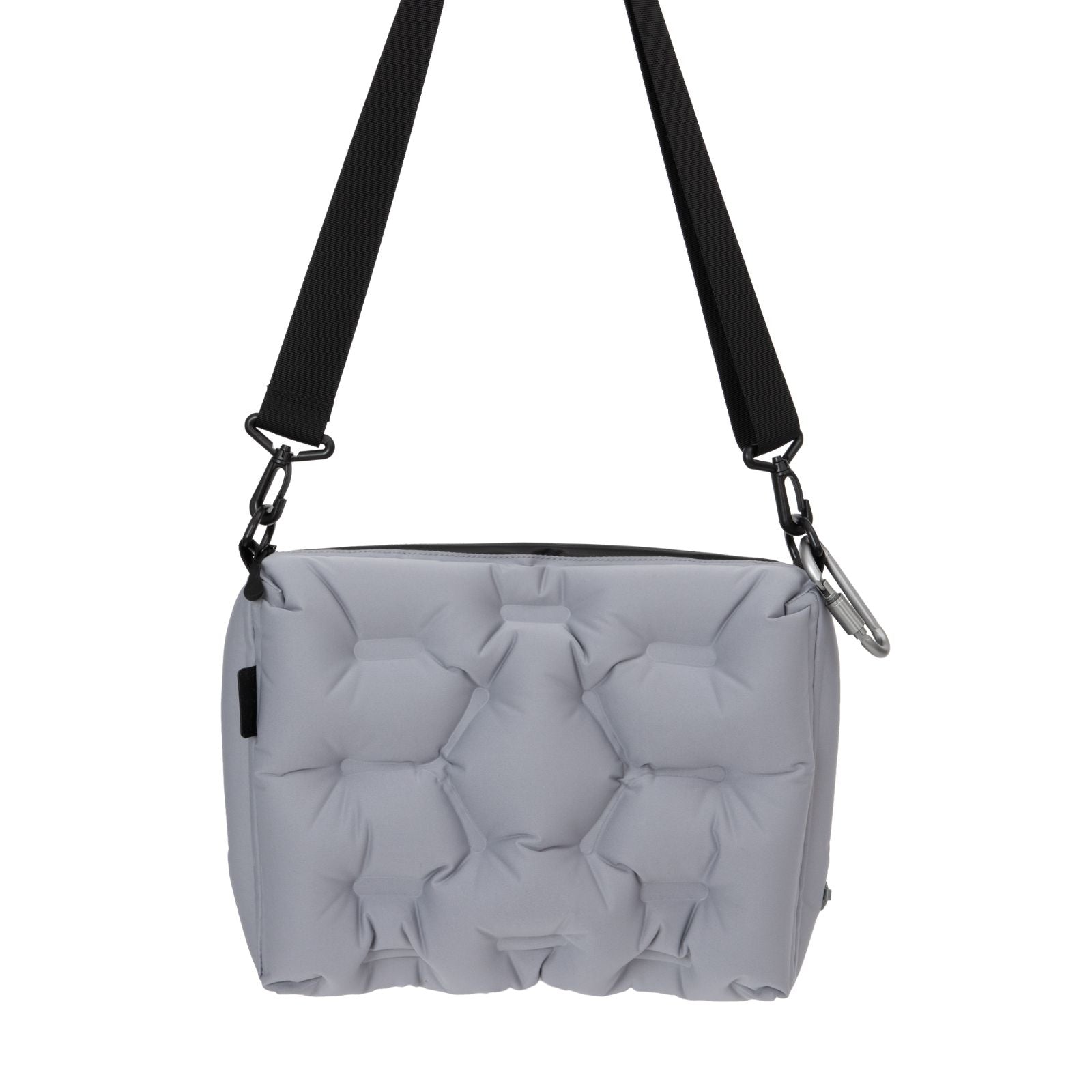 Atepa Cloud Air inflatable utility bag in messenger mode grey