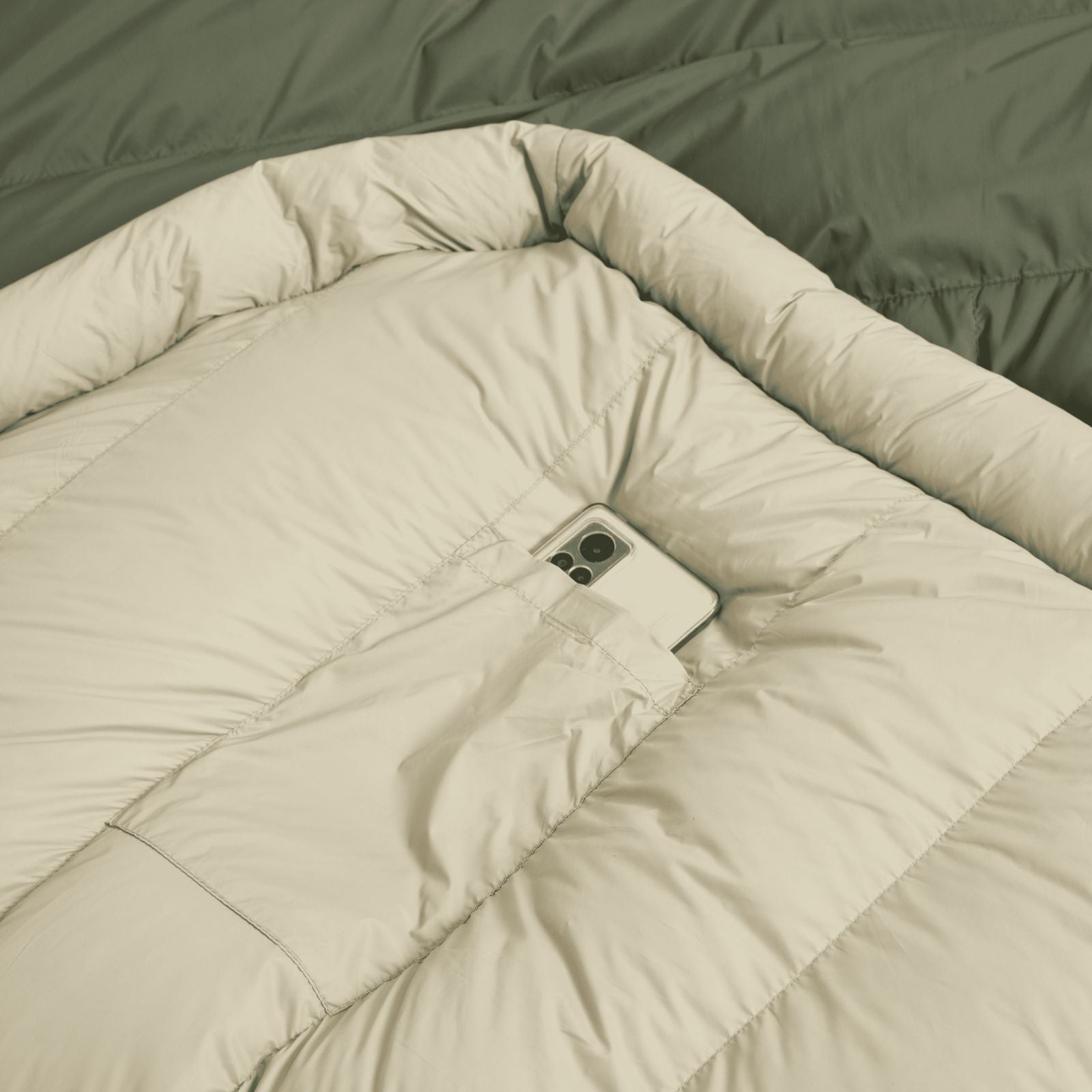 2-Personen-Daunen-Mumienschlafsack für Wintercamping -32,5℉ / 17,6℉