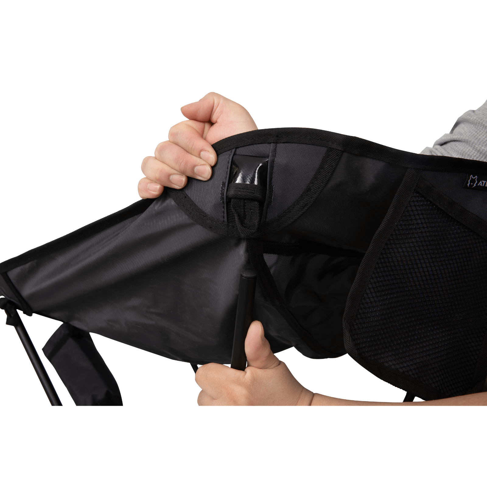 ATEPA Ultralight Foldable Camping Chair – Disc-Shaped Seat