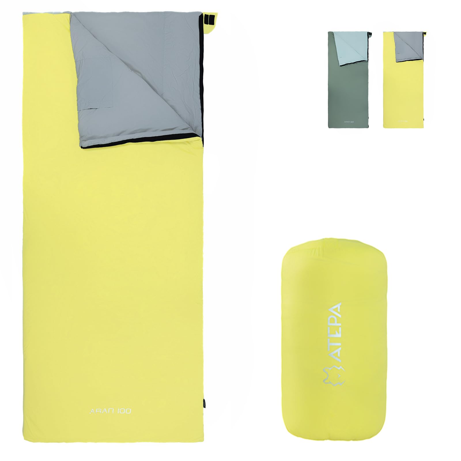 ATEPA Envelope Sleeping Bag 50°F / 68°F