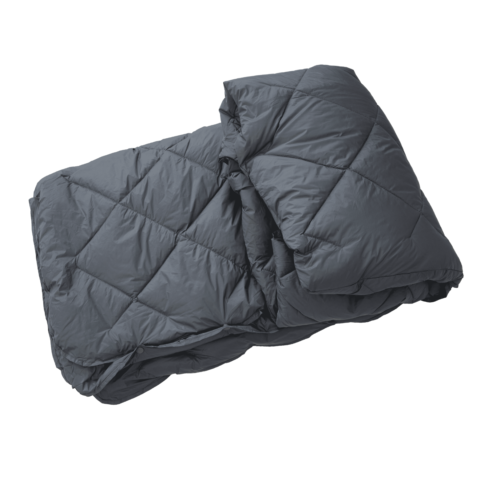 Multifunktionaler Camping-Poncho Tragbarer Schlafsack Grau