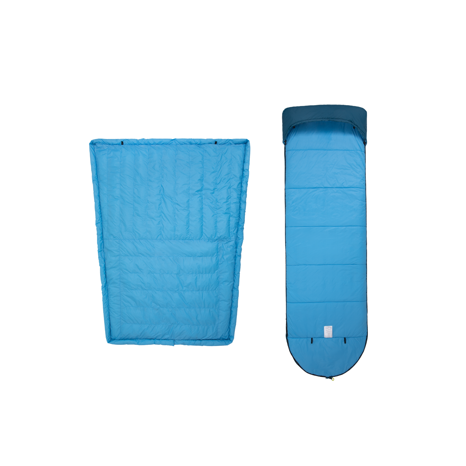 ATEPA 3-in-1 Backpacking Sleeping Bag Down Sleeping Bag 44.6°F to 10.4°F