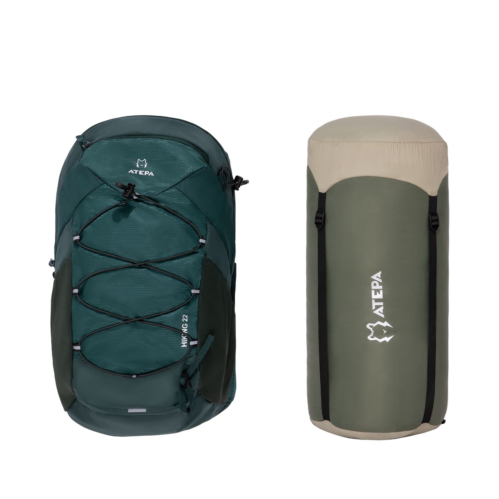 2-Personen-Daunen-Mumienschlafsack für Wintercamping -32,5℉ / 17,6℉