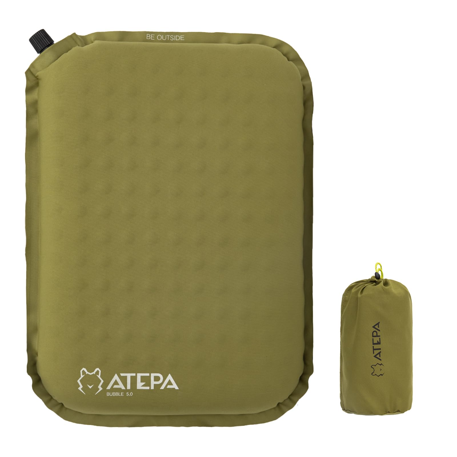 Inflatable Seat Cushion Lightweight with Memory Foam BUBBLE 5.0