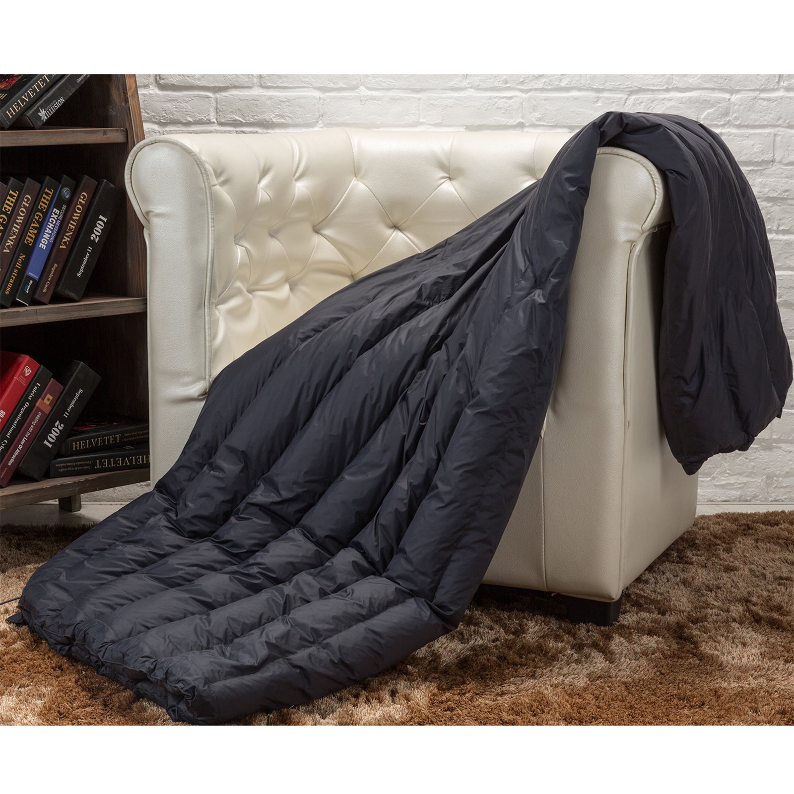 ATEPA Down Blanket Waterproof Wearable Compact Blanket