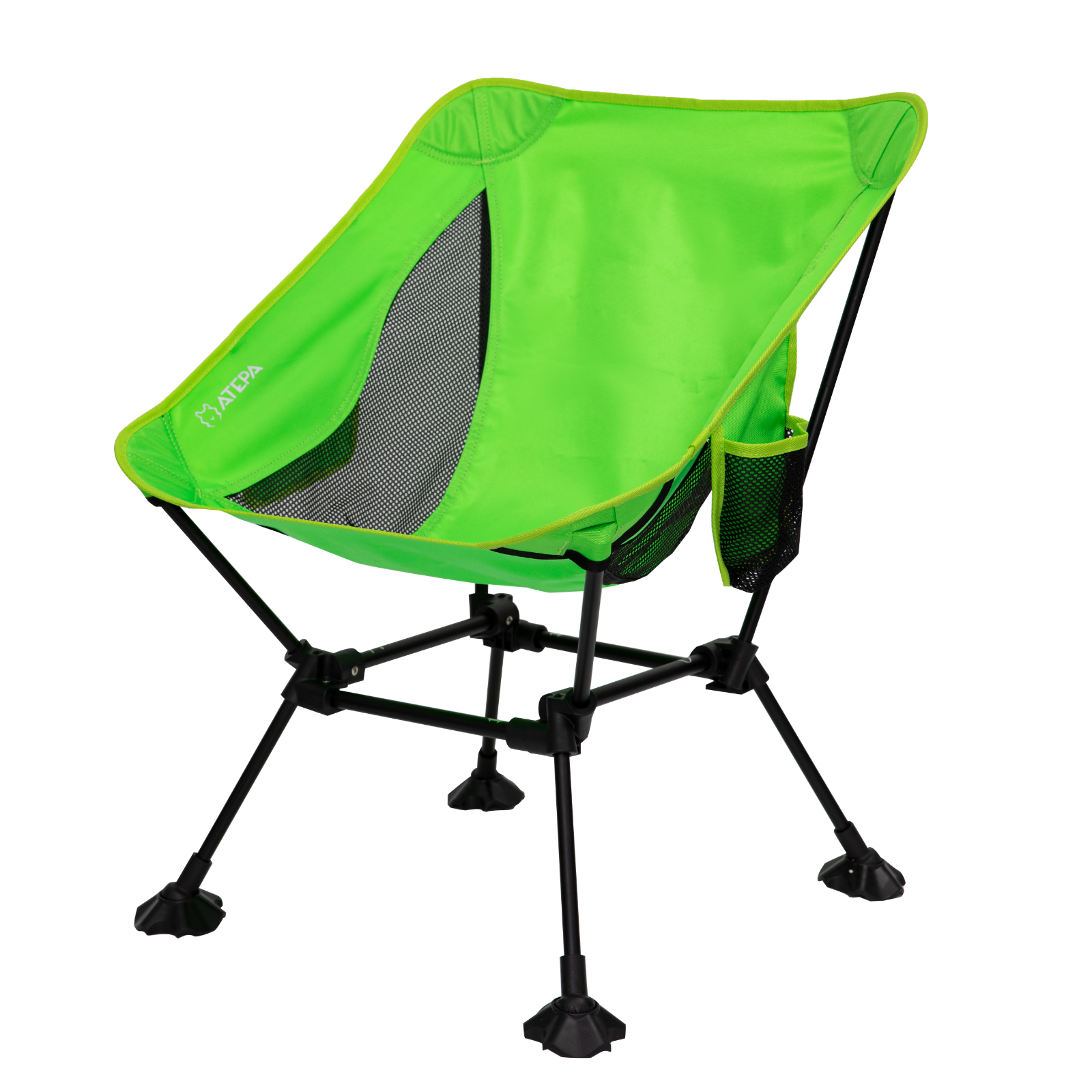 ATEPA Foldable Camping Chair Ultralight Square Tall Chair(2 Pack)