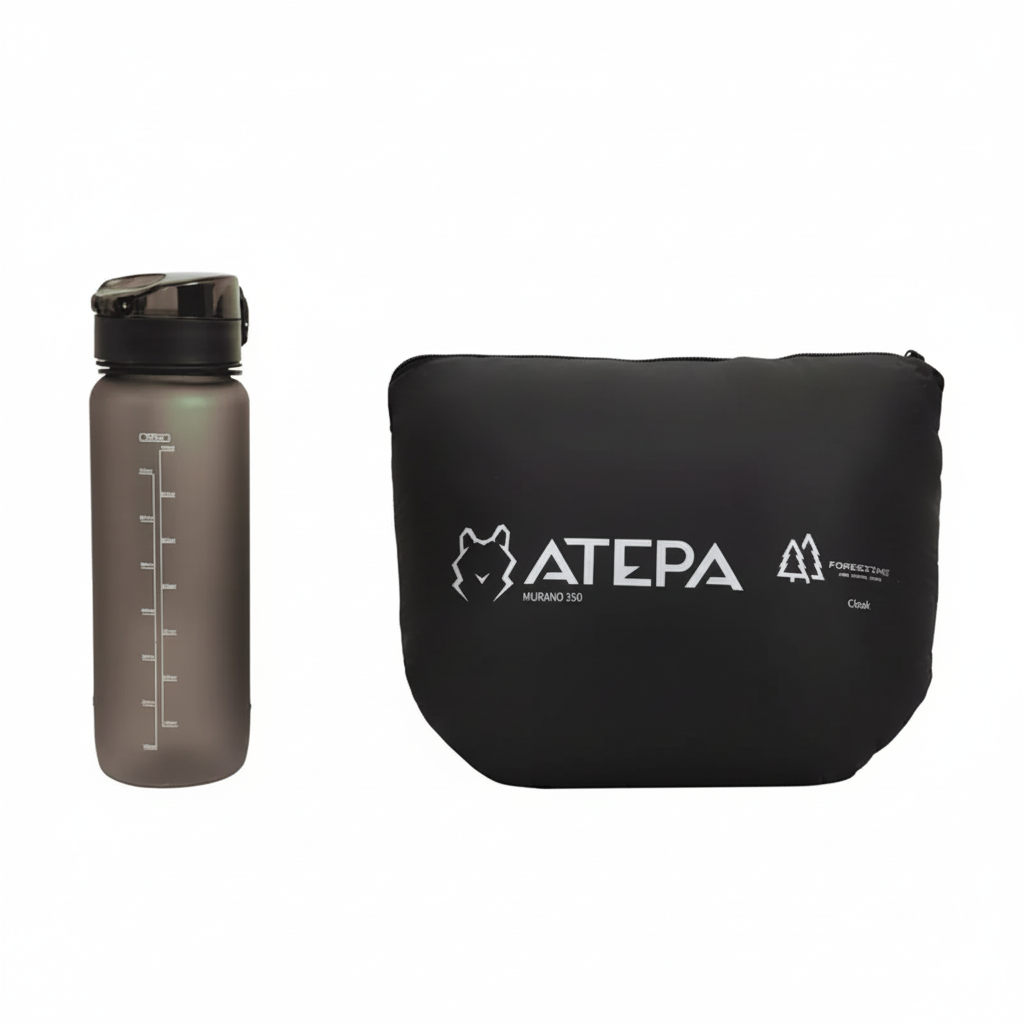 Poncho Blanket black version easy to pack and carry