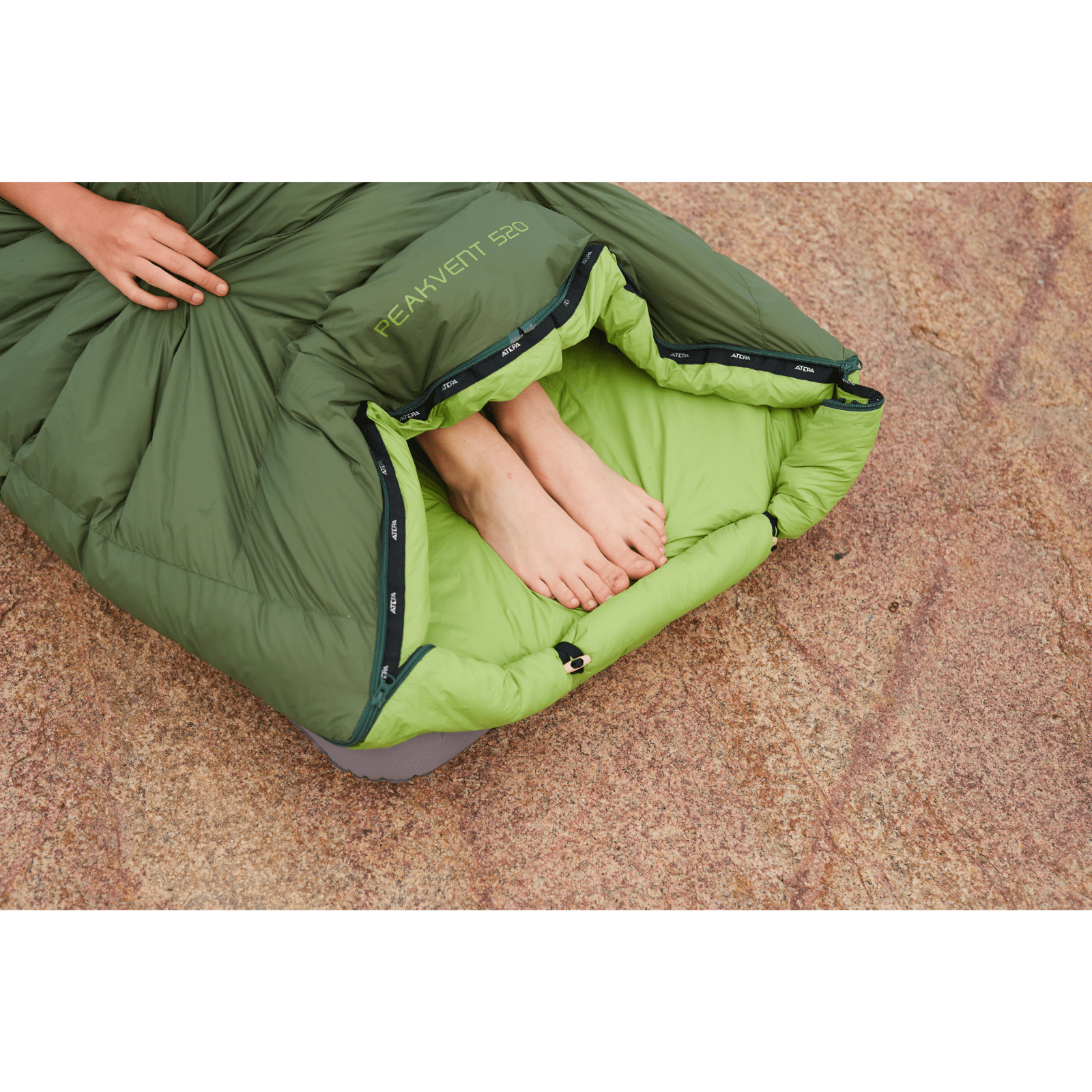 ATEPA 3-in-1 Backpacking Sleeping Bag Down Sleeping Bag 44.6°F to 10.4°F