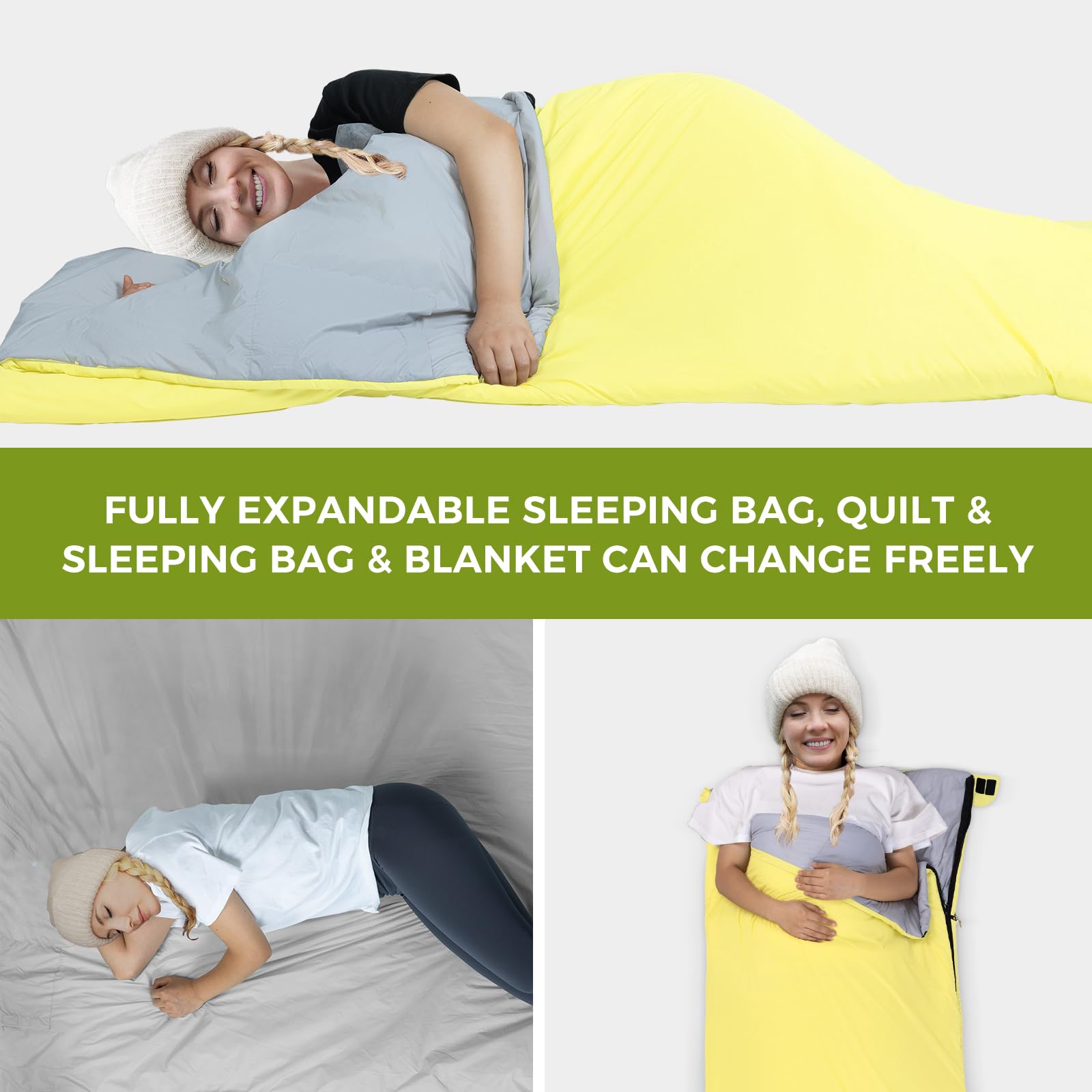 ATEPA Umschlagschlafsack 50°F / 68°F