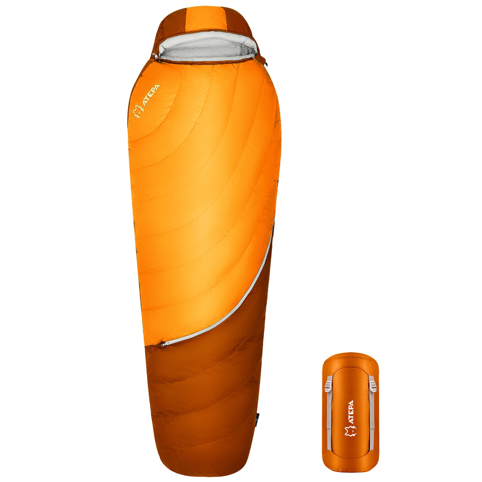 ATEPA Mumien-Daunenschlafsack 16°F / 48°F