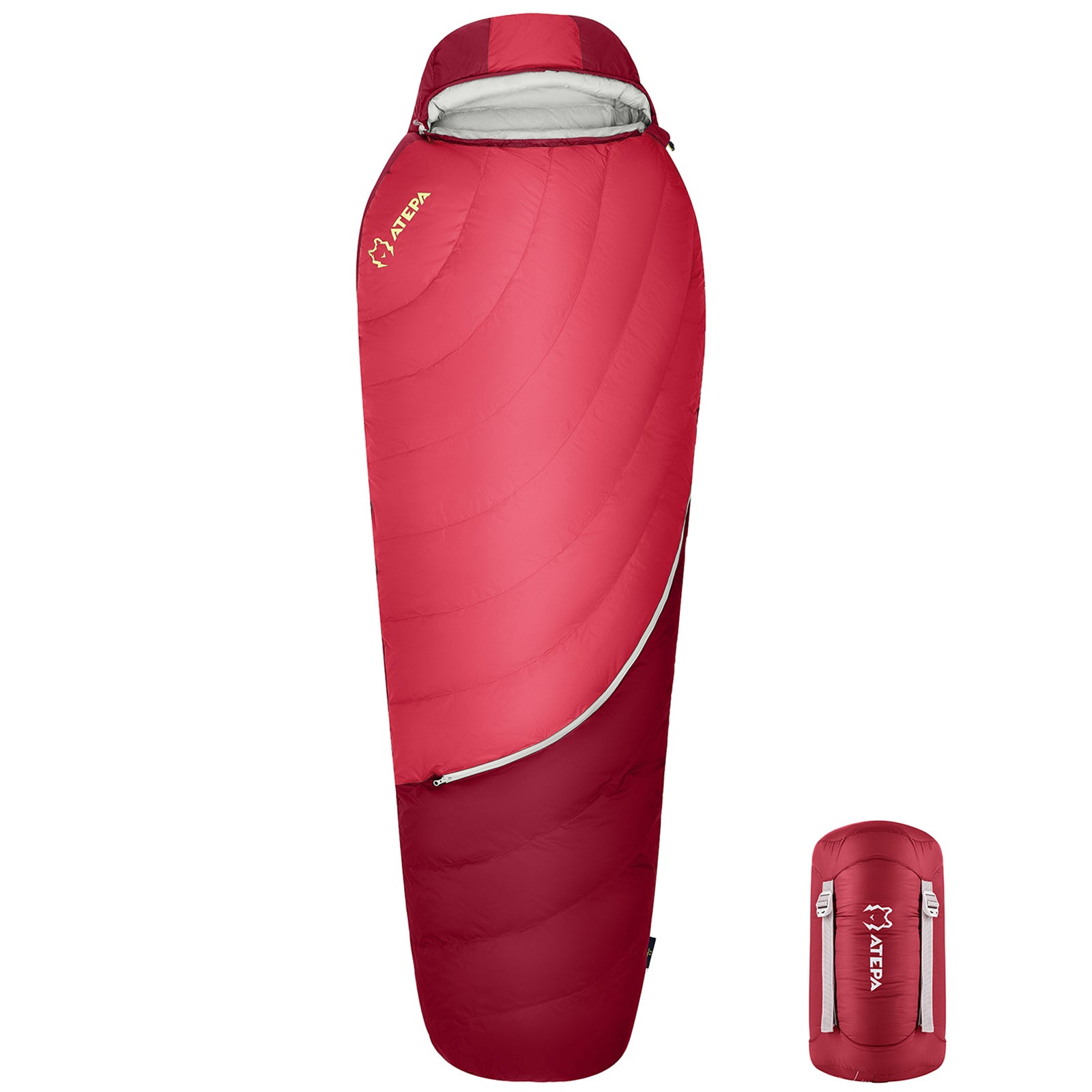 ATEPA Mumien-Daunenschlafsack 16°F / 48°F