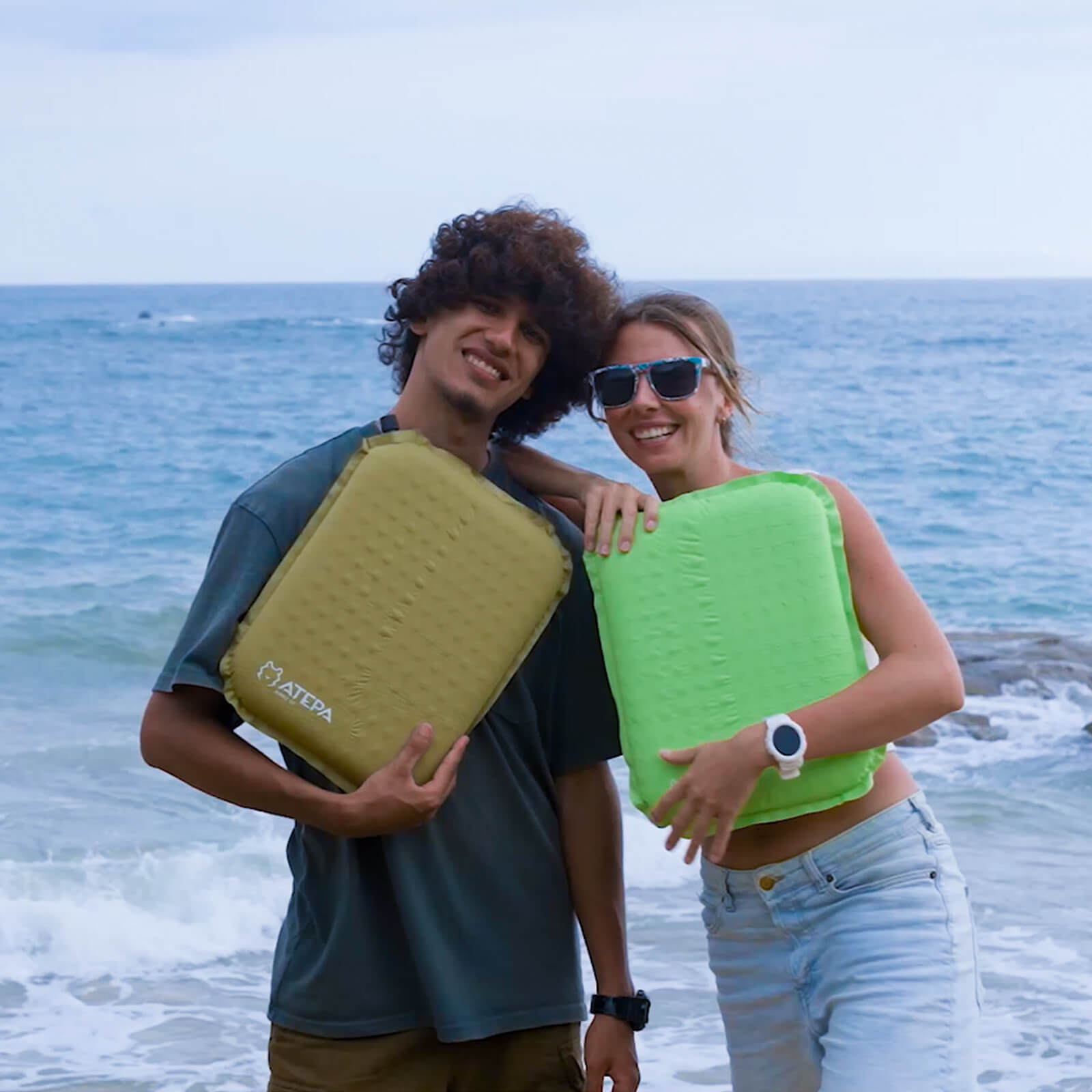 Inflatable Seat Cushion Lightweight with Memory Foam BUBBLE 5.0