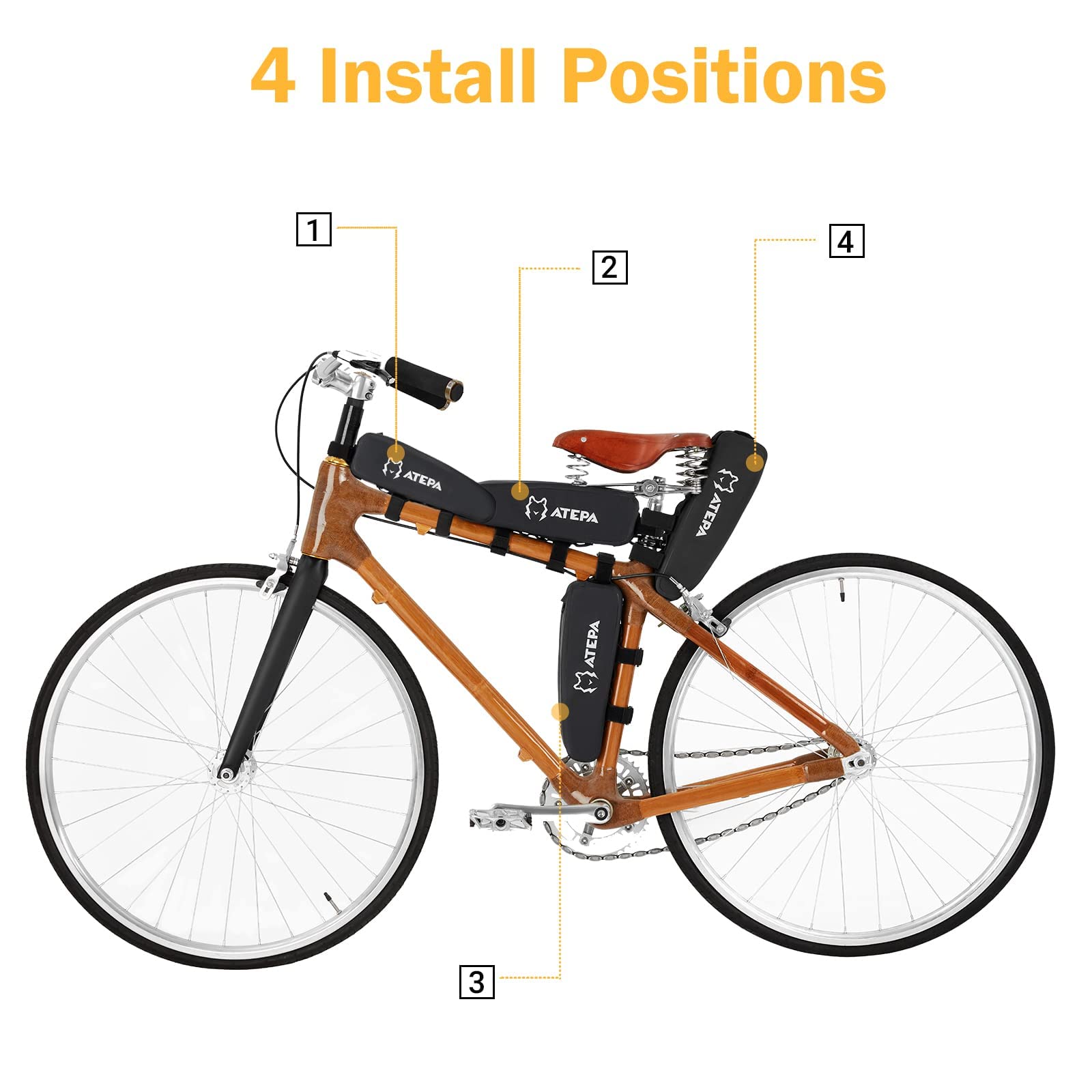 Sacs de vélo nacrés ATEPA