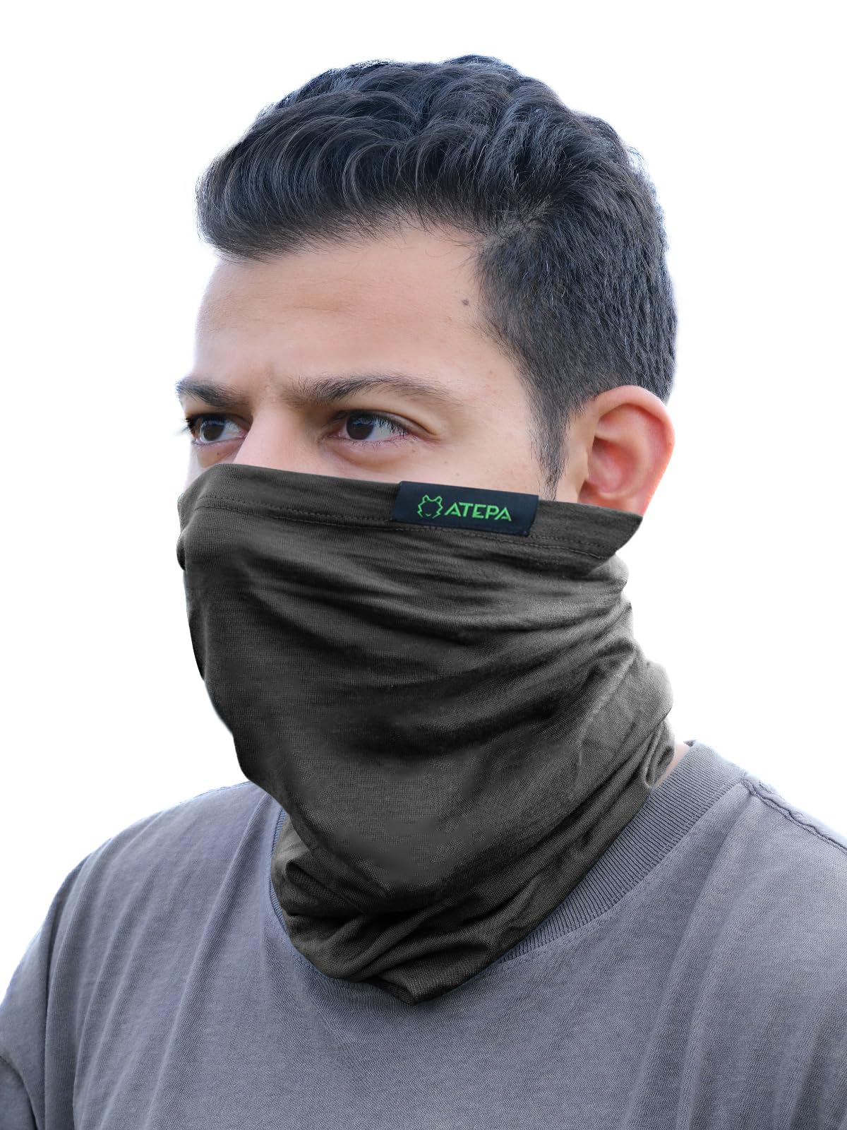 Atepa windproof multi-face neck gaiter for camping & hiking