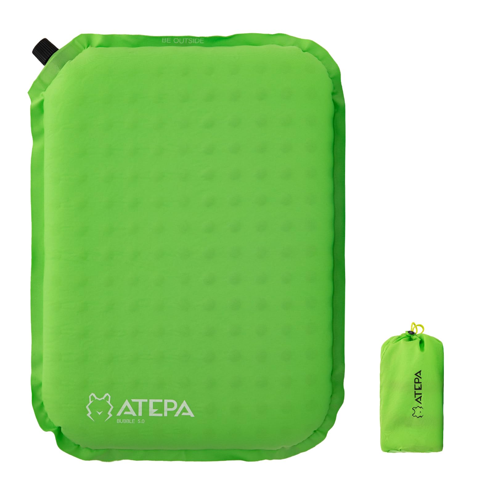Inflatable Seat Cushion Lightweight with Memory Foam BUBBLE 5.0