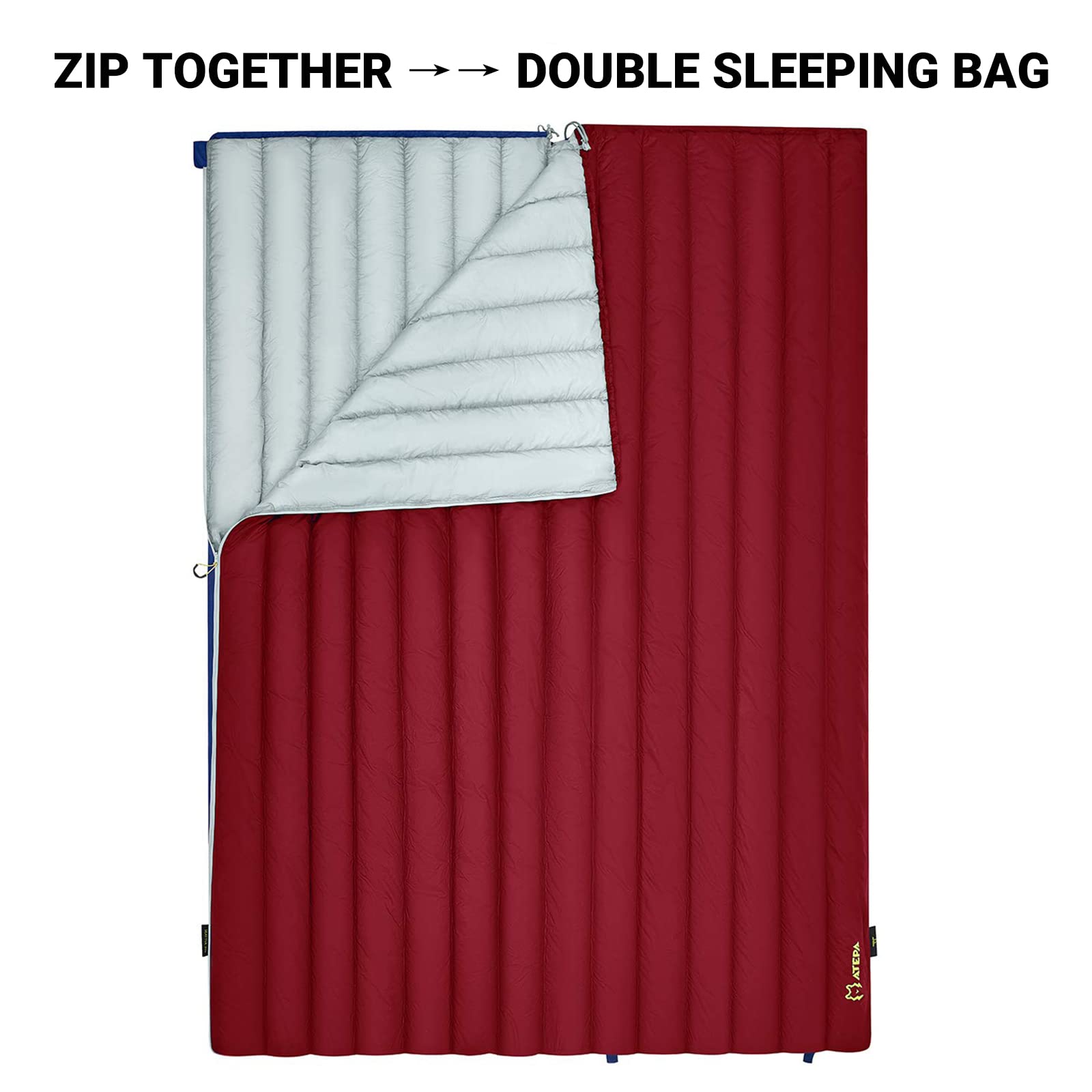 ATEPA Daunen-Umschlagschlafsack 27F / 54F