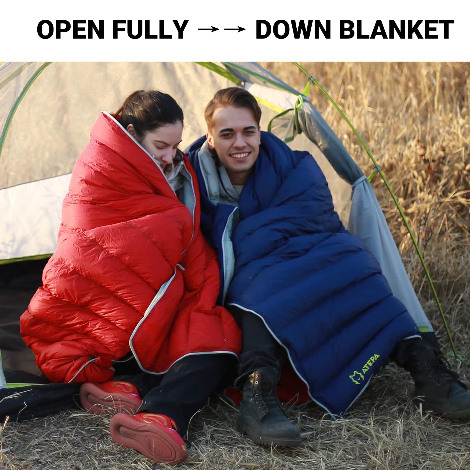 ATEPA Daunen-Umschlagschlafsack 27F / 54F