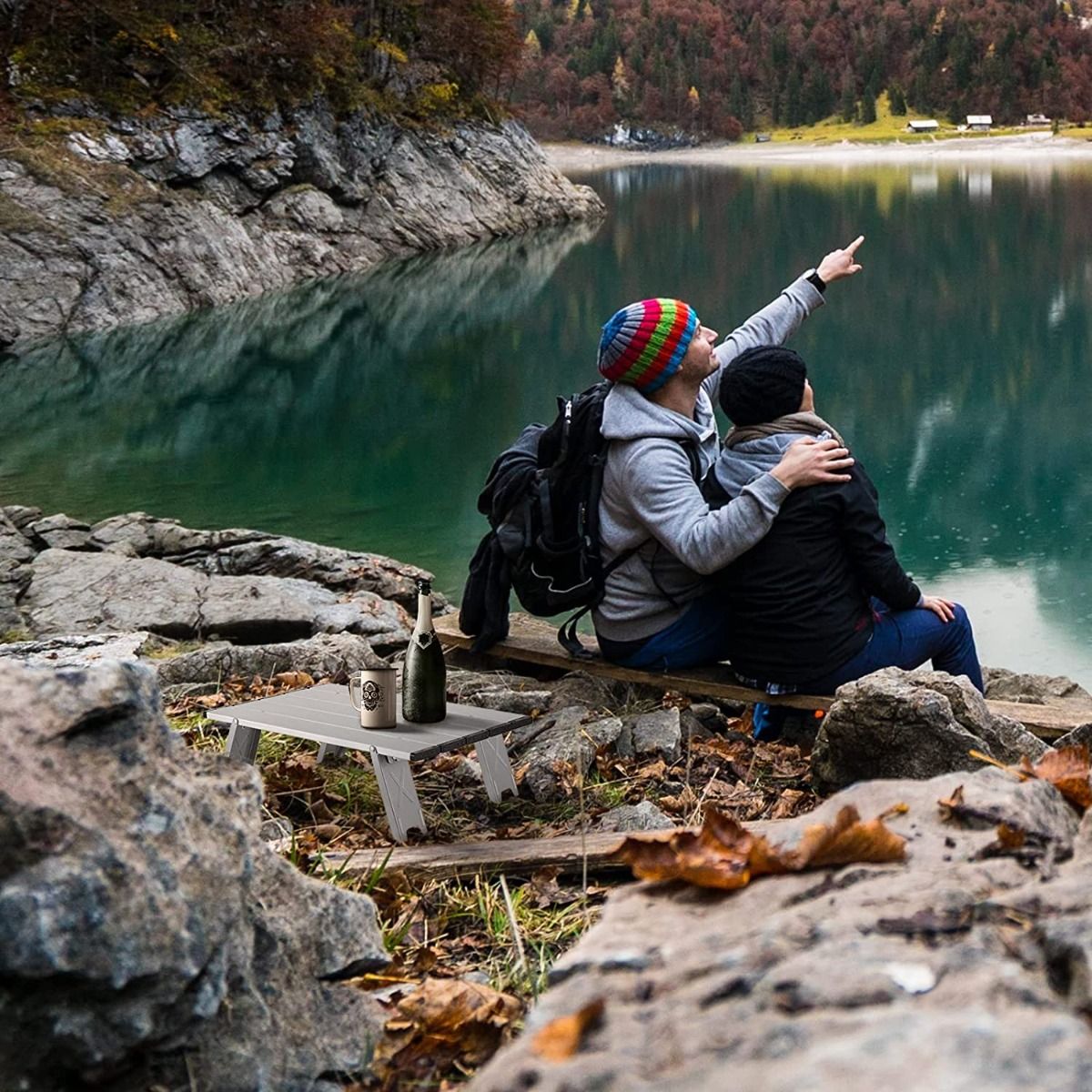 ATEPA Alunium Table Ultralight Compact for Camping