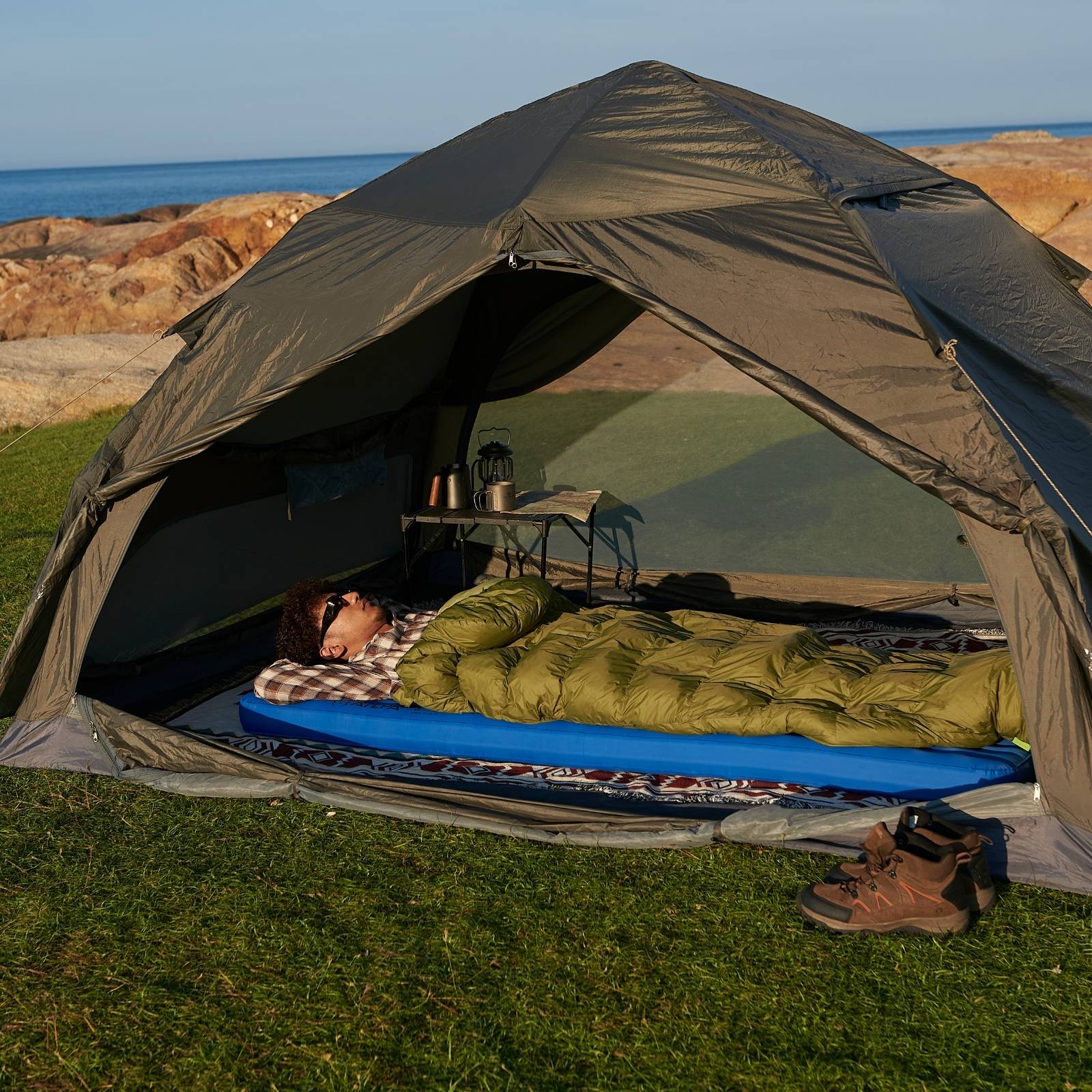 Coldmaster Down Mummy Sleeping Bag 9℉ / 42.8℉ Green