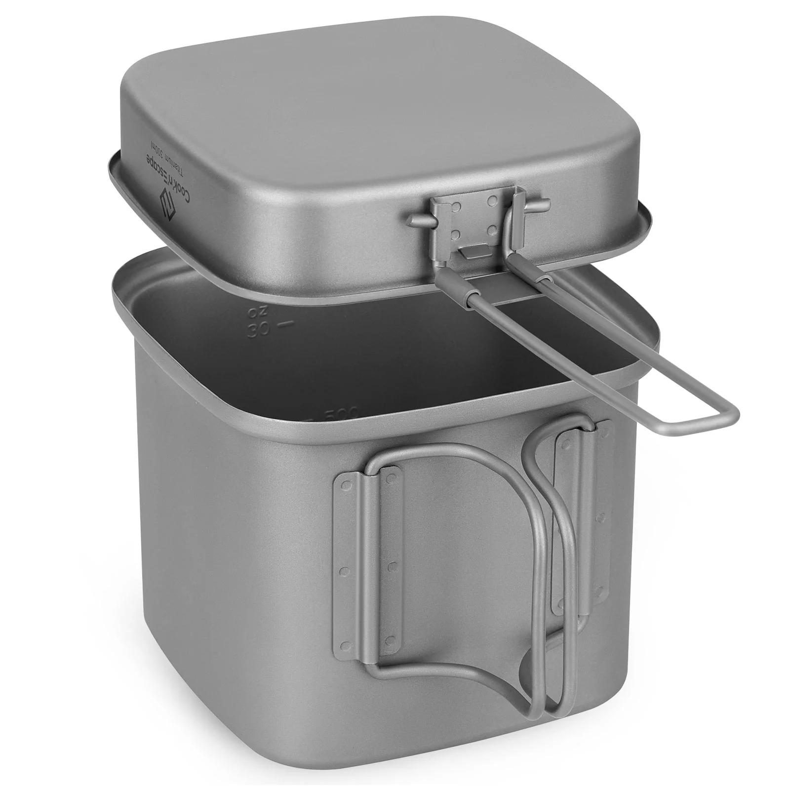 campingtisch titanium Cook'n'Escape Mount Logan Titanium Cookset Lightweight Camping Pot