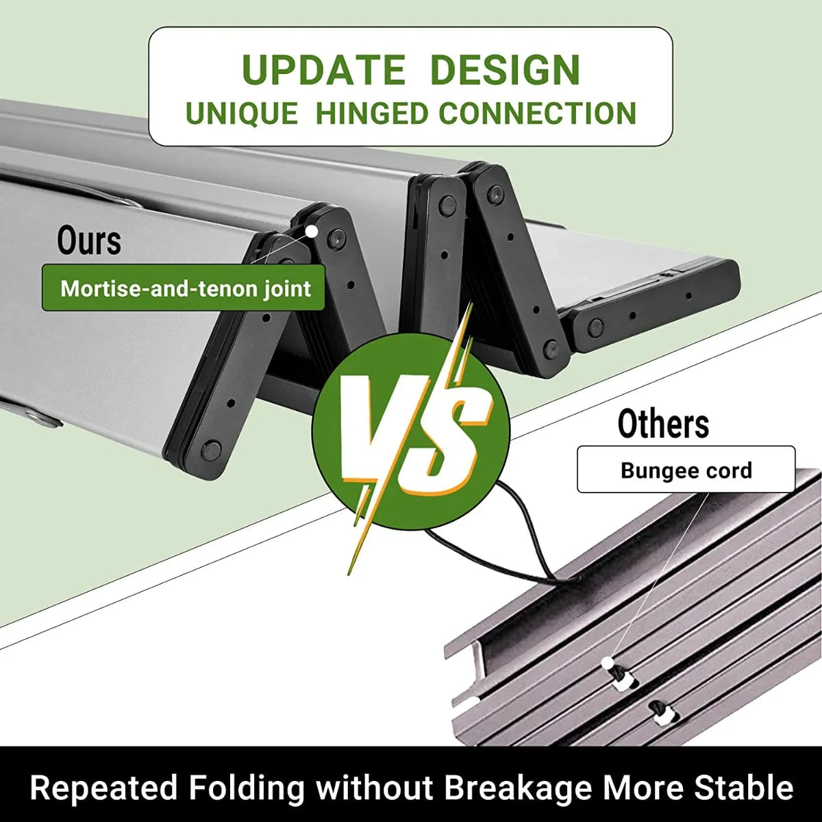 ATEPA Aluminum Table Light Portable Camping Table