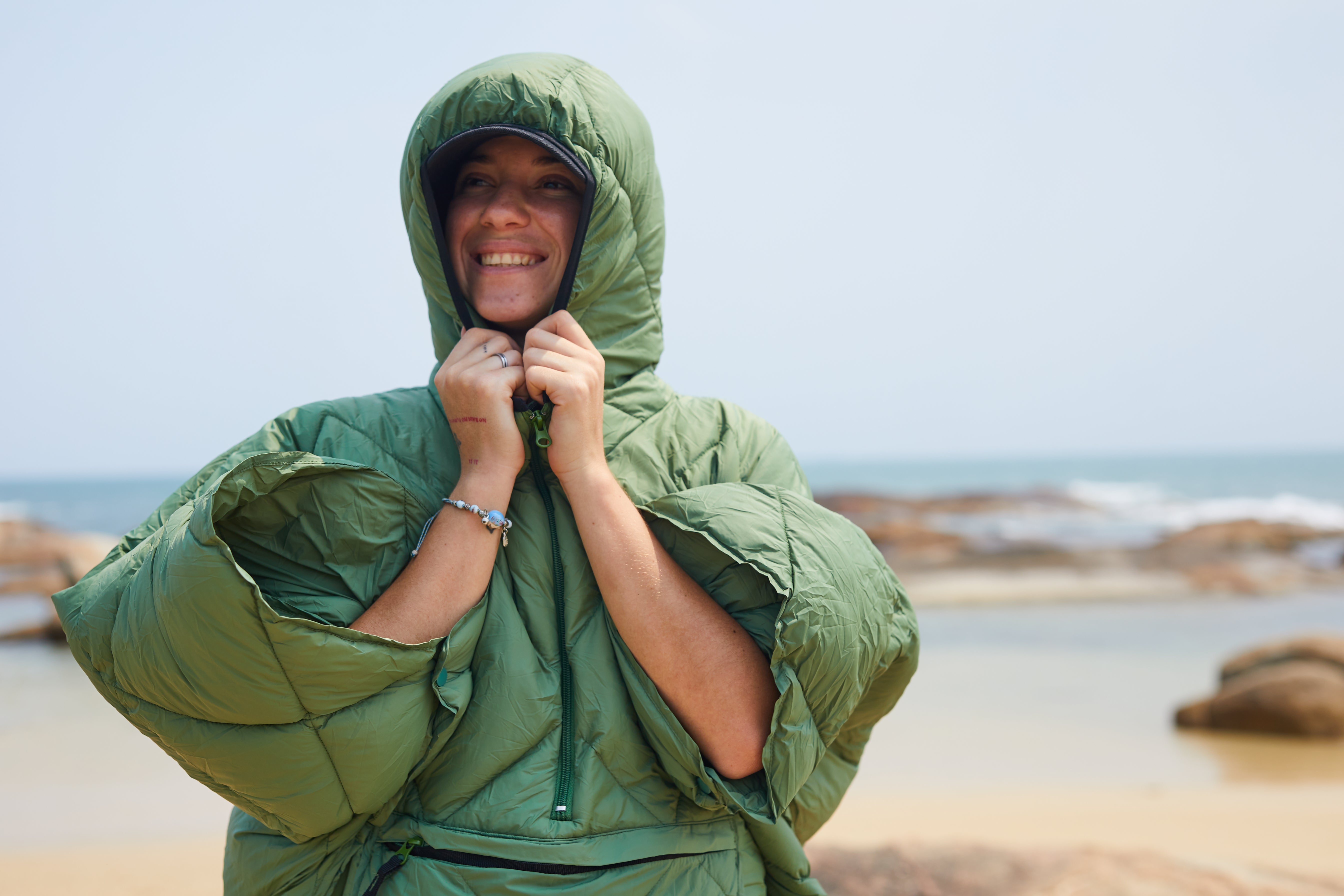 ATEPA wearable sleeping bag – ultralight and lightweight camping blanket alternative