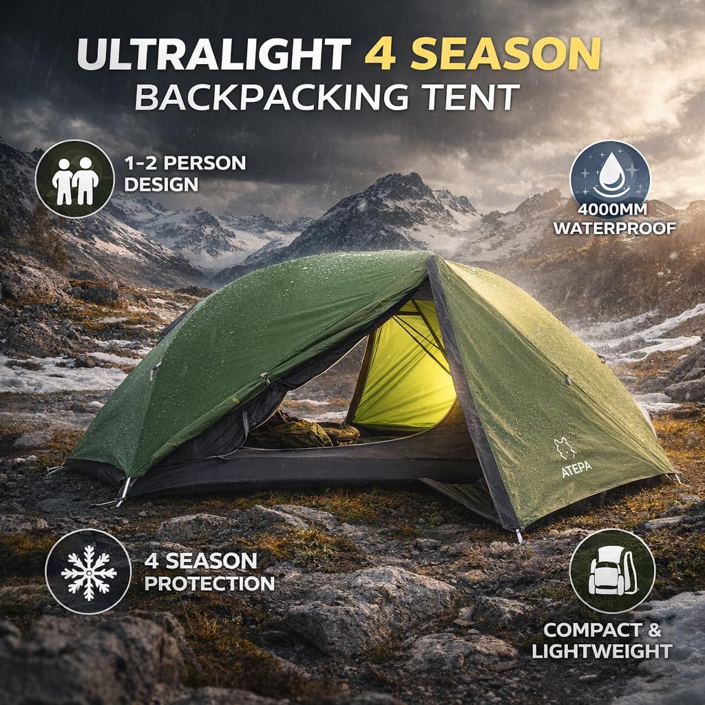 ATEPA 1-Personen-Ultraleicht-Rucksackzelt