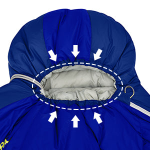 Sac de couchage momie ATEPA en duvet 16°F / 48°F