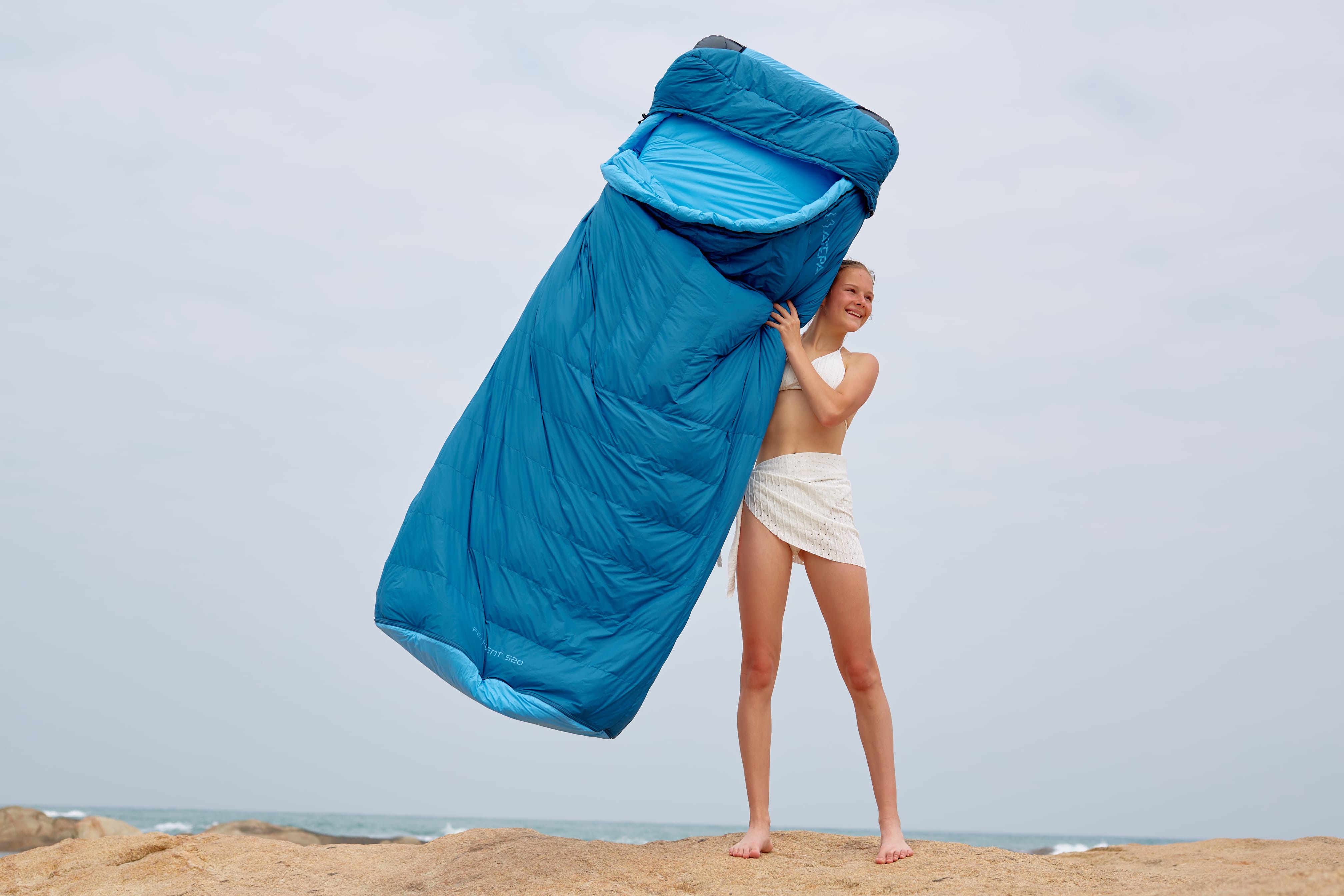 ATEPA 3-in-1 Backpacking Sleeping Bag Down Sleeping Bag 44.6°F to 10.4°F