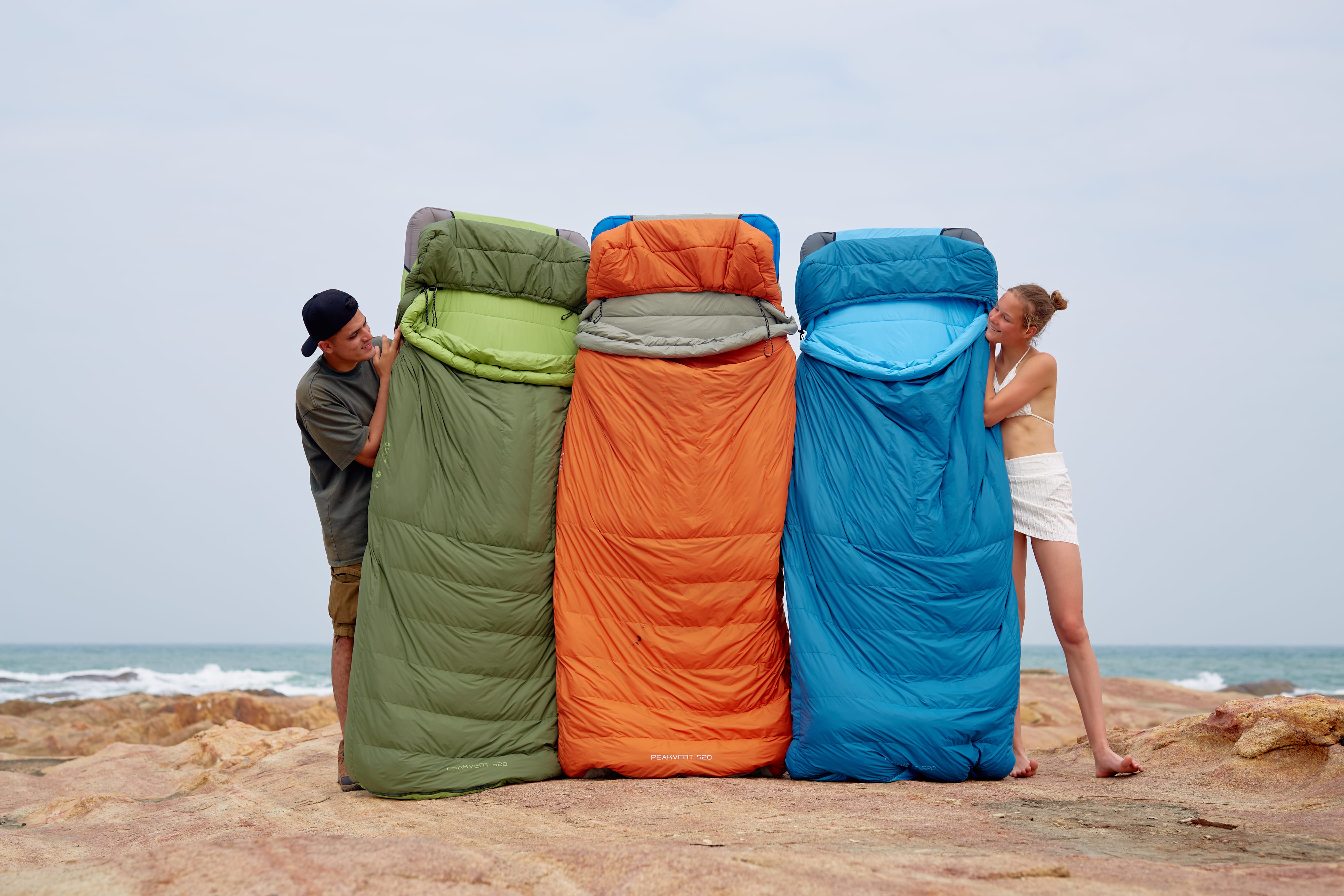 ATEPA 3-in-1 Backpacking Sleeping Bag Down Sleeping Bag 44.6°F to 10.4°F