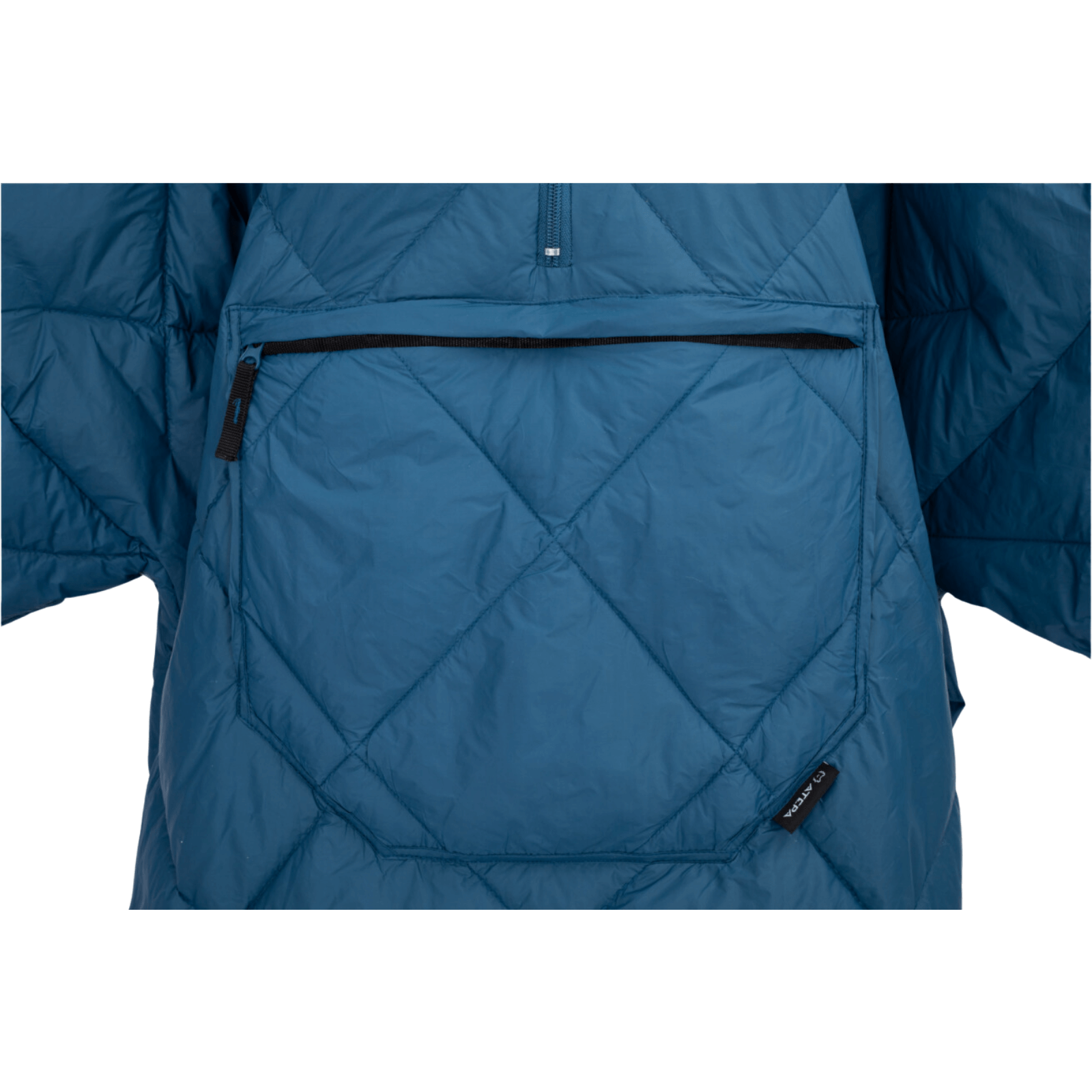 Multifunktionaler Camping-Poncho Tragbarer Schlafsack Blau