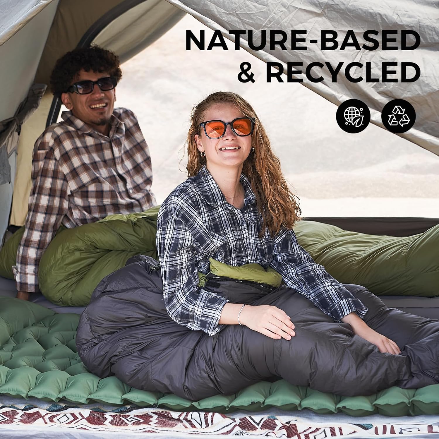 Down Sleeping Bag lightweight and insulated for outdoor use