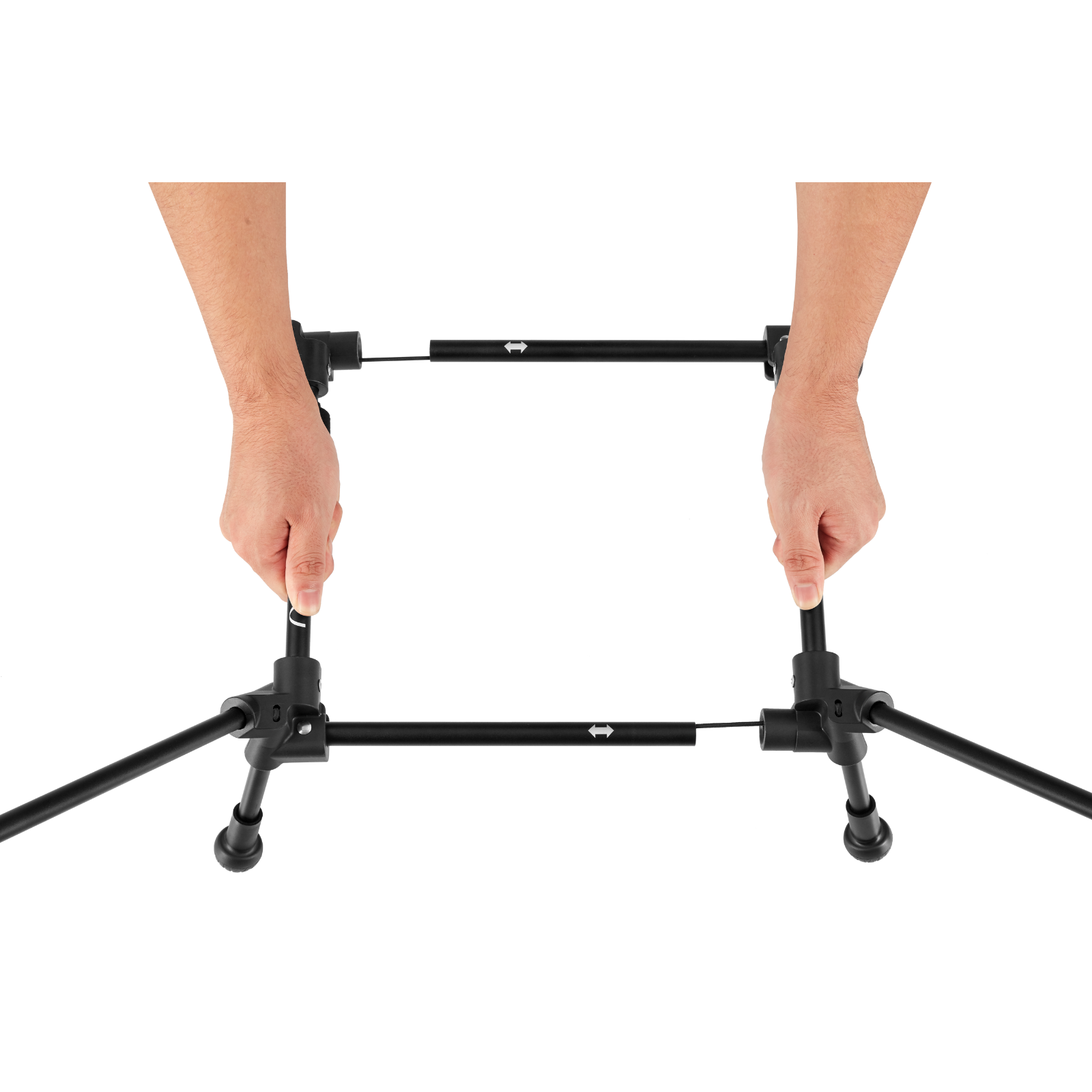 ATEPA Klappbarer Campingstuhl, ultraleicht, quadratisch, hoher Stuhl (2er-Pack)