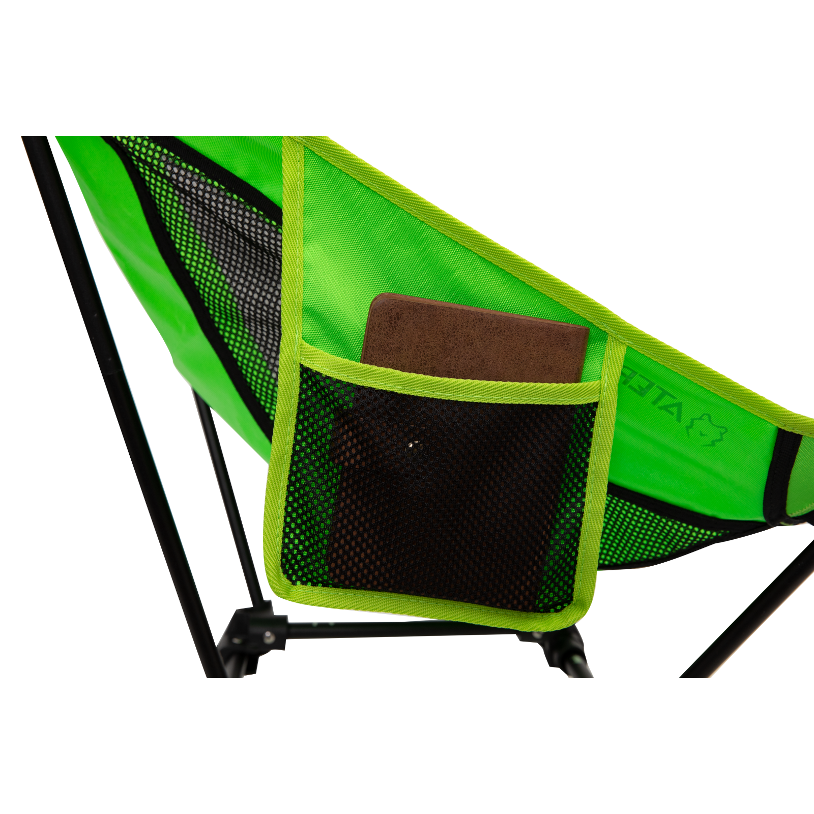 Chaise de camping pliable ATEPA ultralégère et carrée (lot de 2)