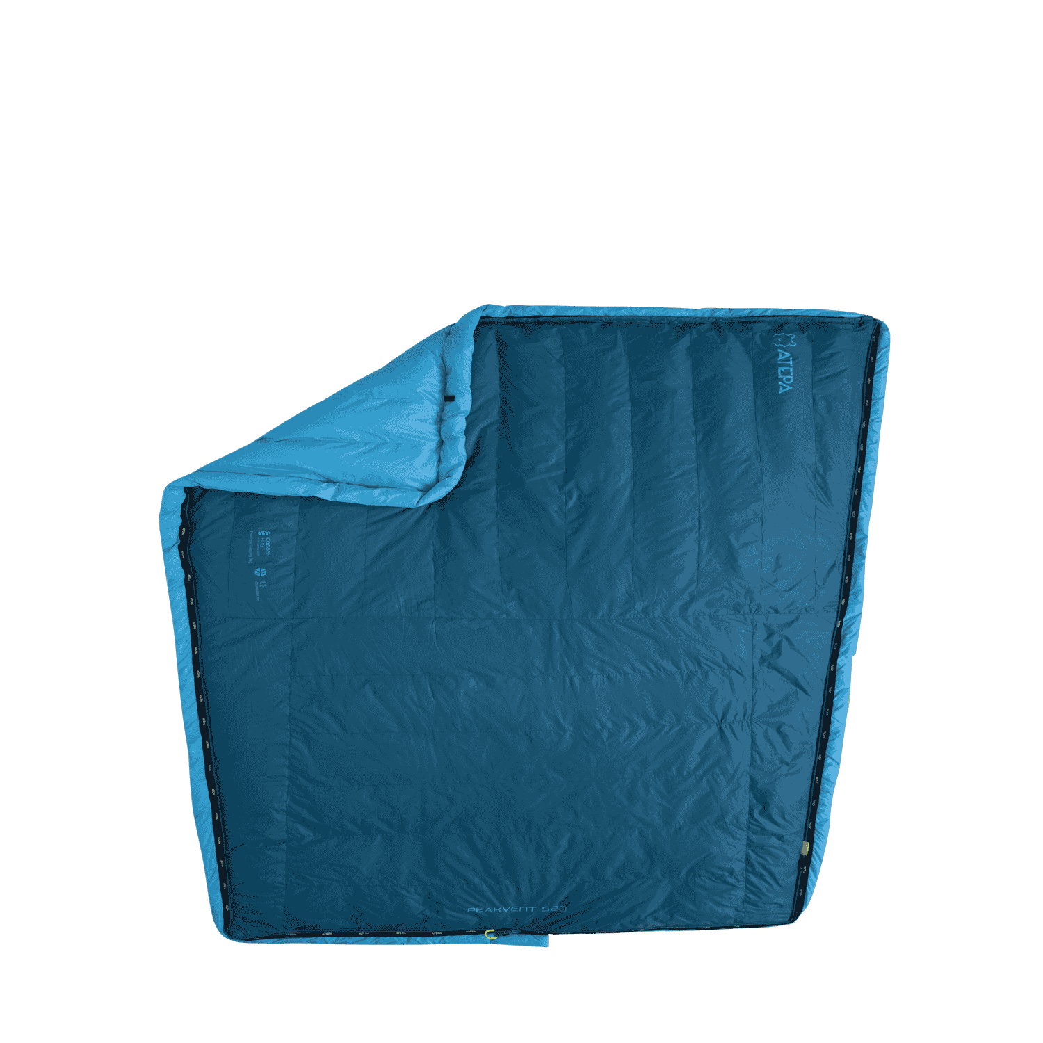 ATEPA 3-in-1 Backpacking Sleeping Bag Down Sleeping Bag 44.6°F to 10.4°F