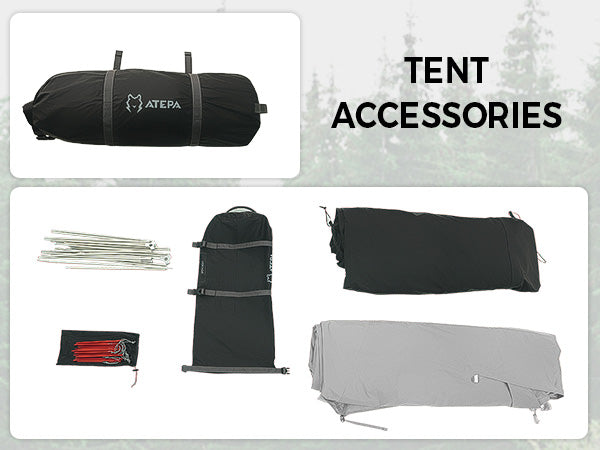 ATEPA 2-Person Ultralight Backpacking Tent GREY